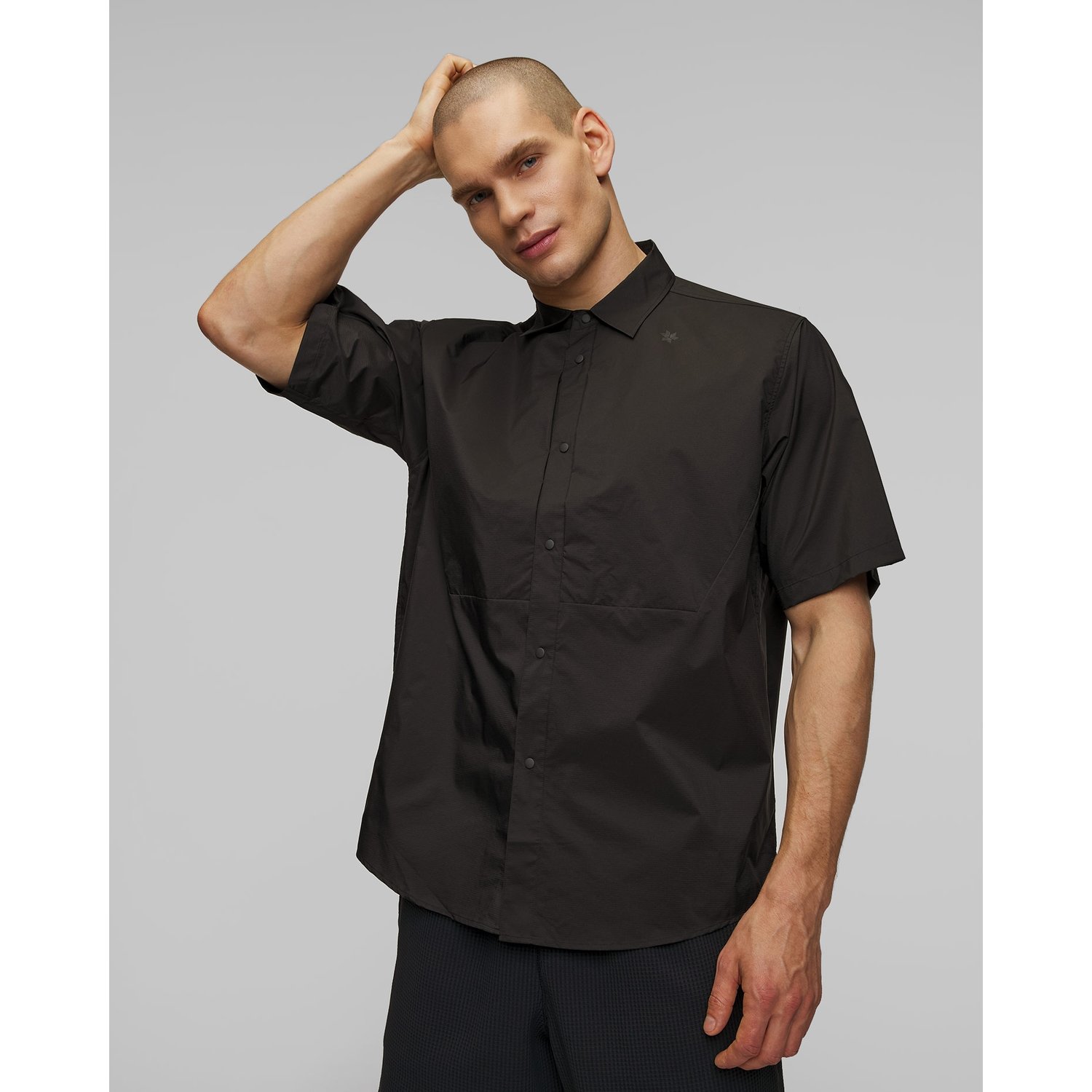 Koszula Męska Goldwin Pertex Equilibrium S/s Wind Shirt Czarna