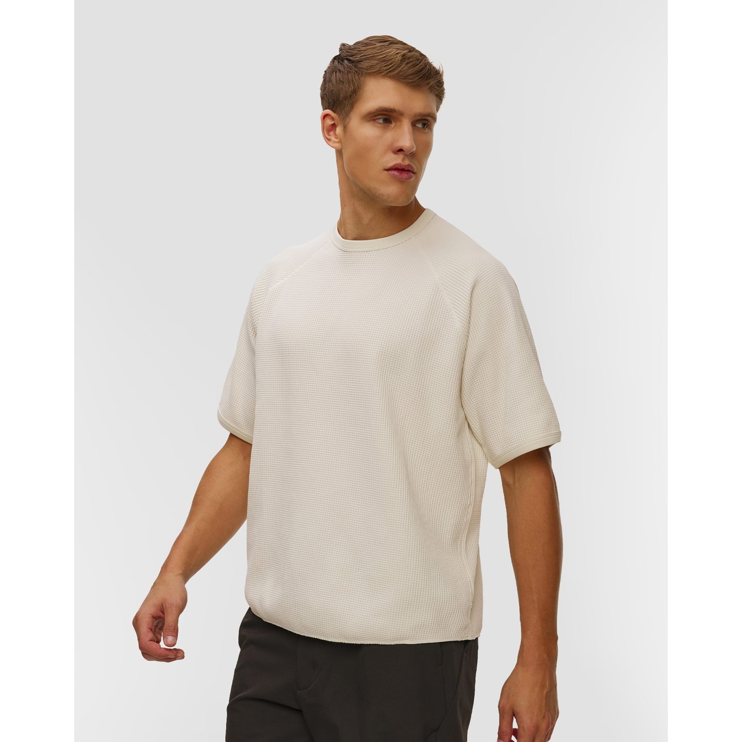 T-shirt Męski Goldwin Wf Light T-shirt Beżowy