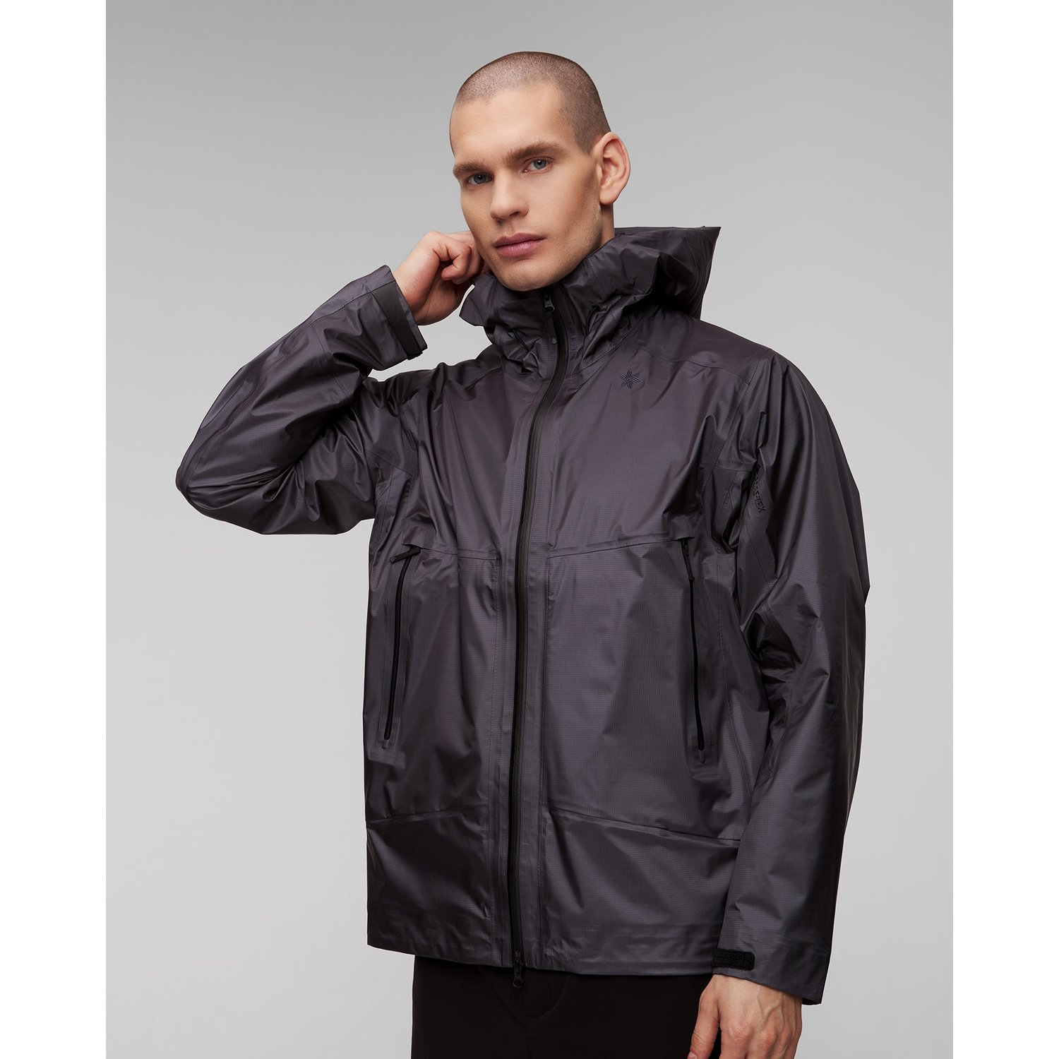 Ciemnoszara Kurtka Membranowa Męska Goldwin Gore-tex 3l Aqua Tect Jacket