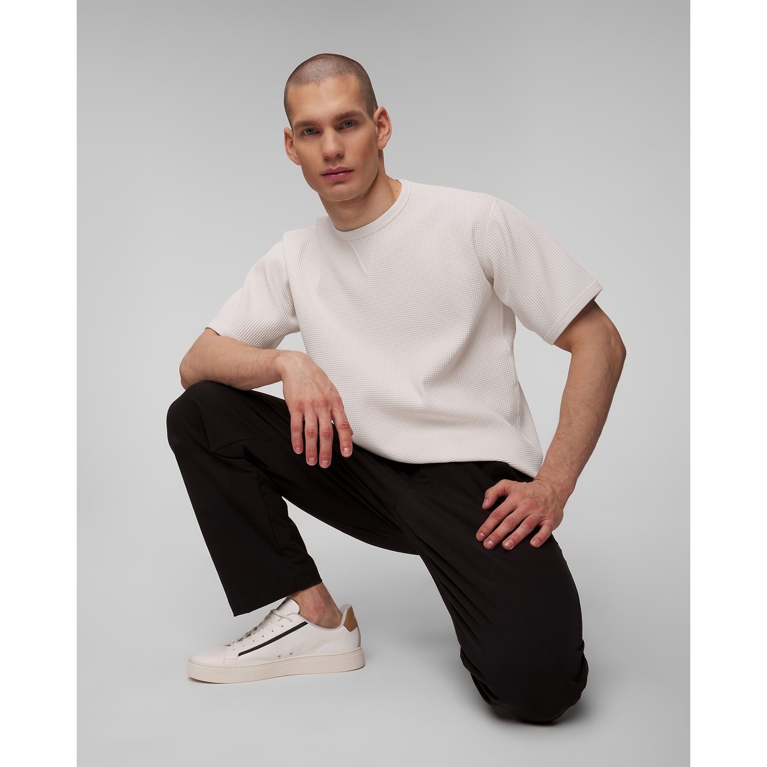 Biały T-shirt Męski Goldwin Wf Light Gusset T-shirt