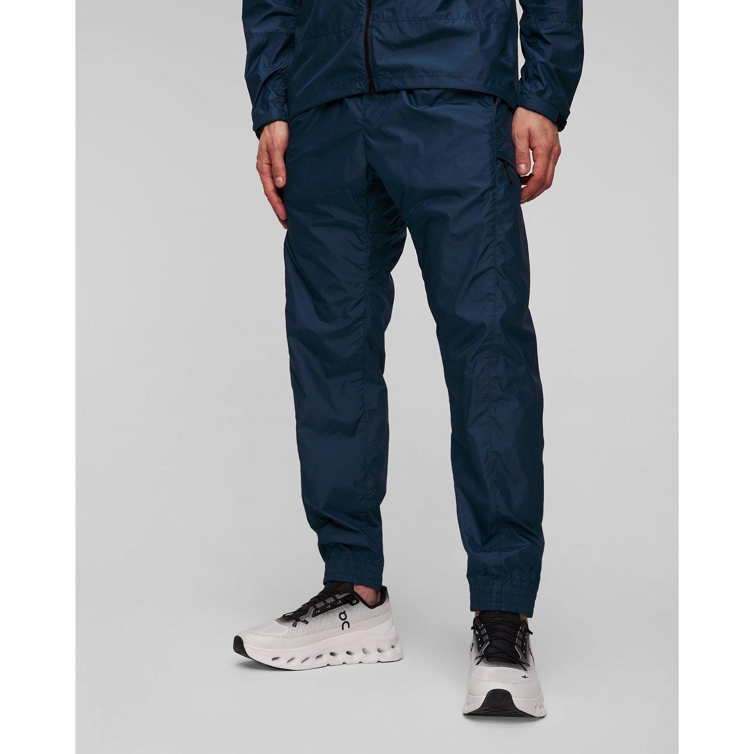 Granatowe Spodnie Męskie Goldwin Rip-stop Light Hike Pants
