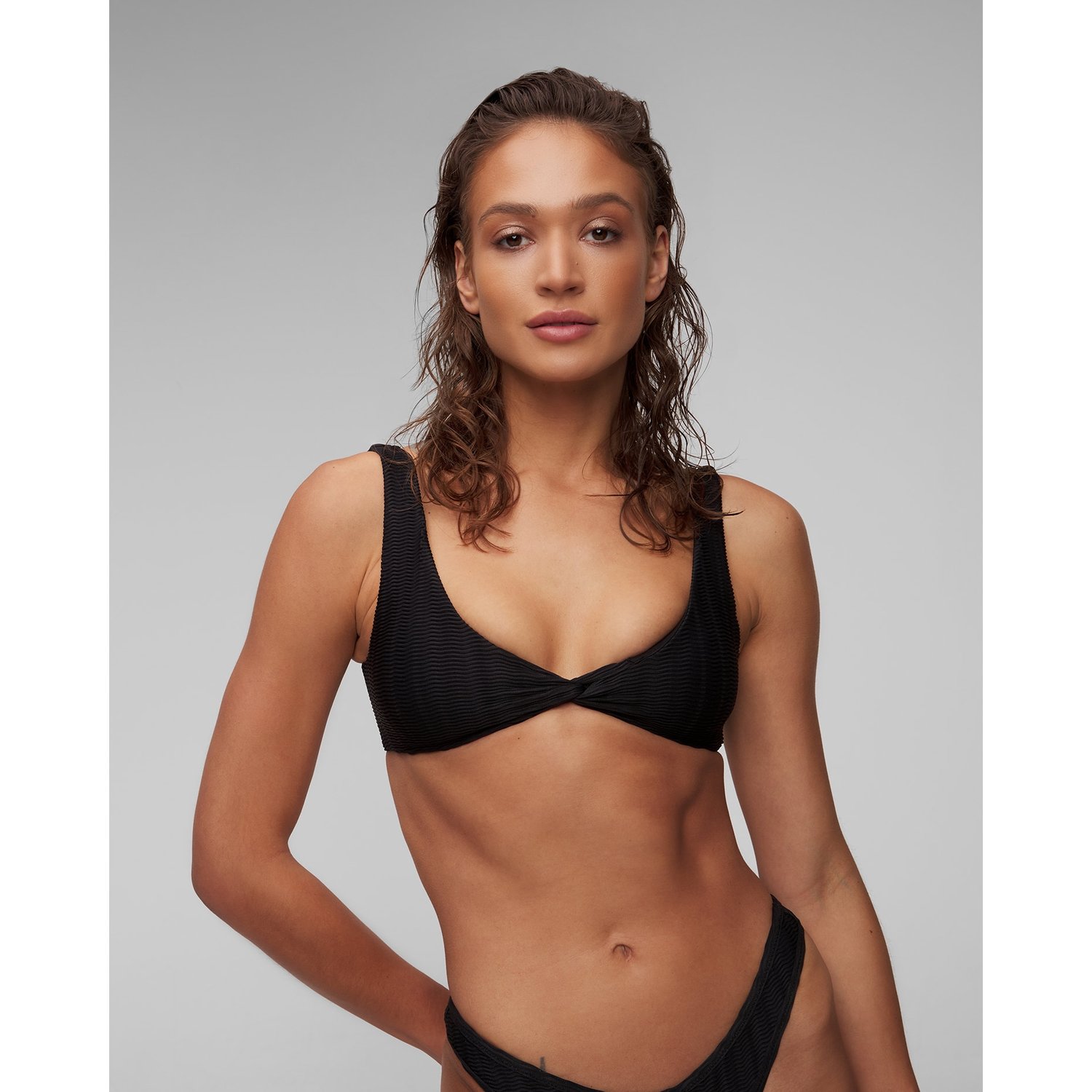 Czarna Góra Od Stroju Kąpielowego Damska Billabong Cg Wave Trip Twisted Tank
