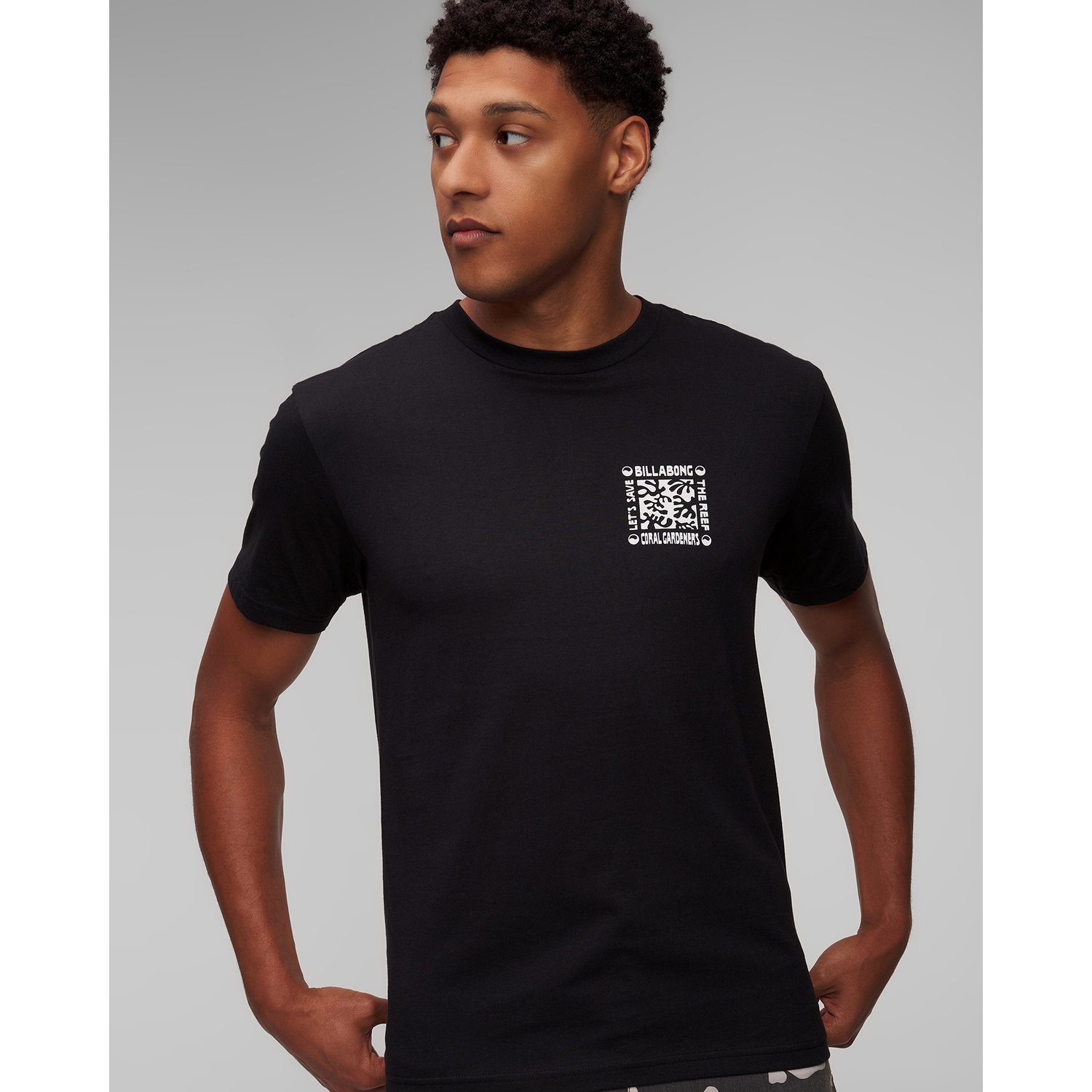 Czarny T-shirt Męski Billabong Cg Horizon Ss