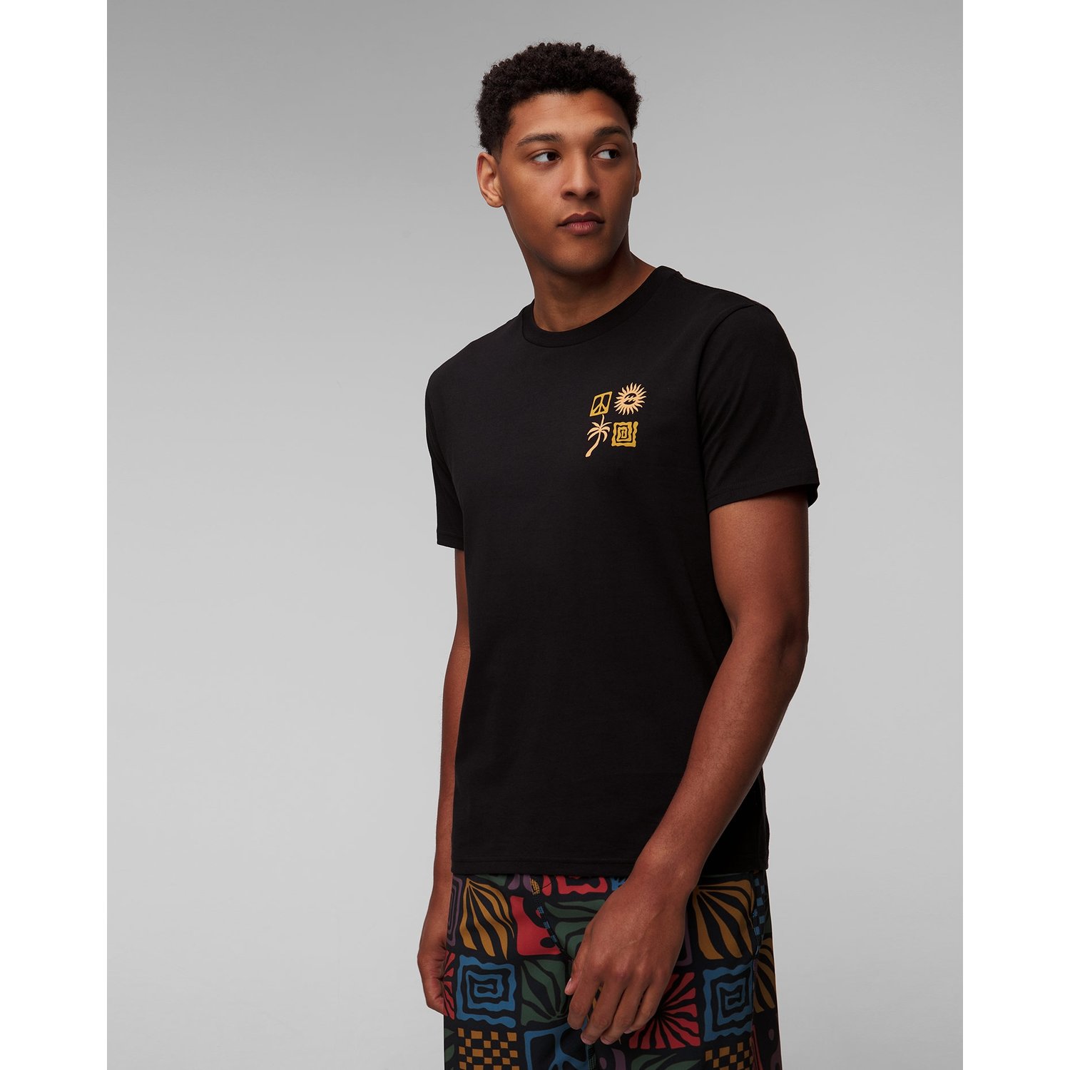 Czarny T-shirt Męski Billabong Side Shot Ss