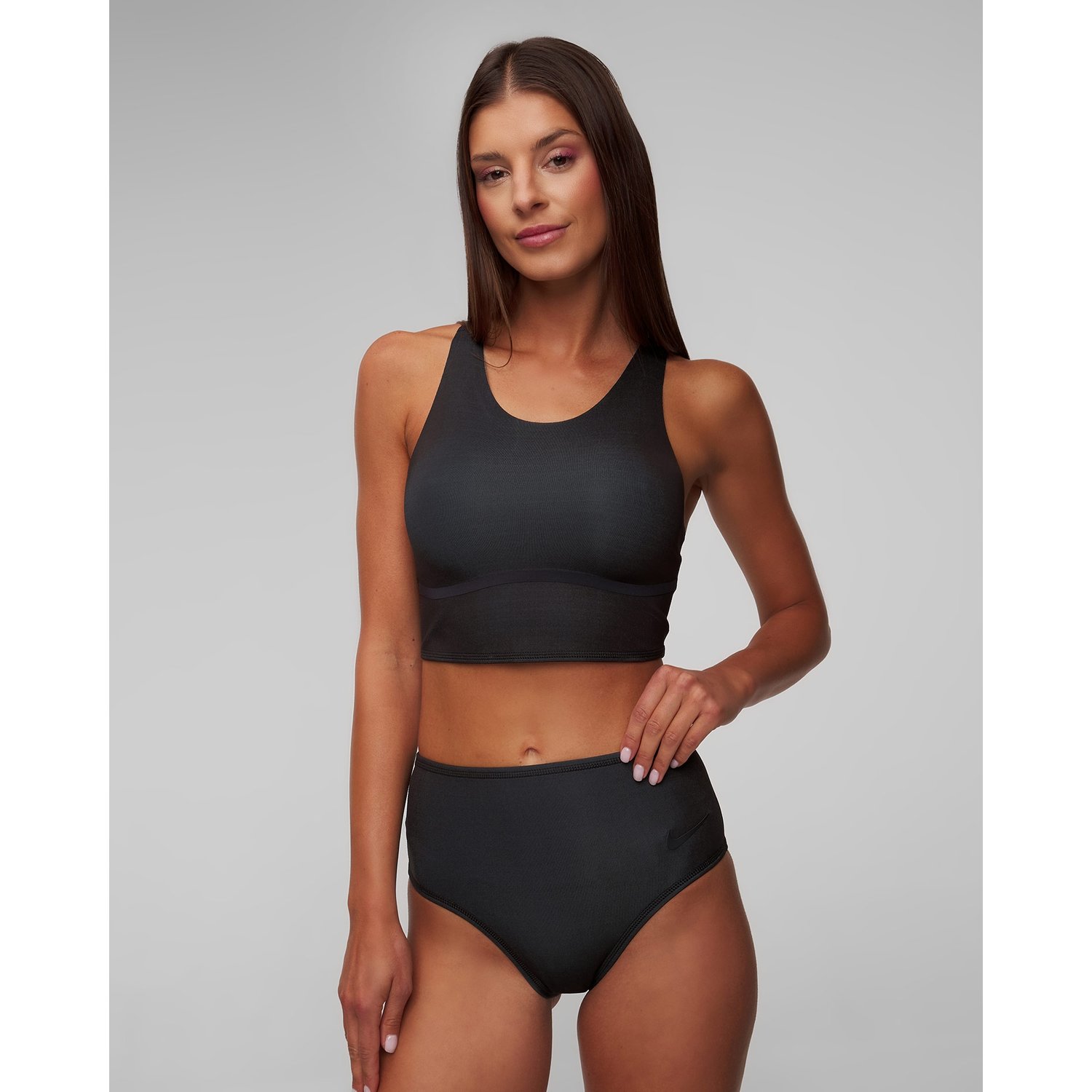 Dwustronna Góra Od Stroju Kąpielowego Damska Nike Swim Nike Fusion Wild Water Reversible