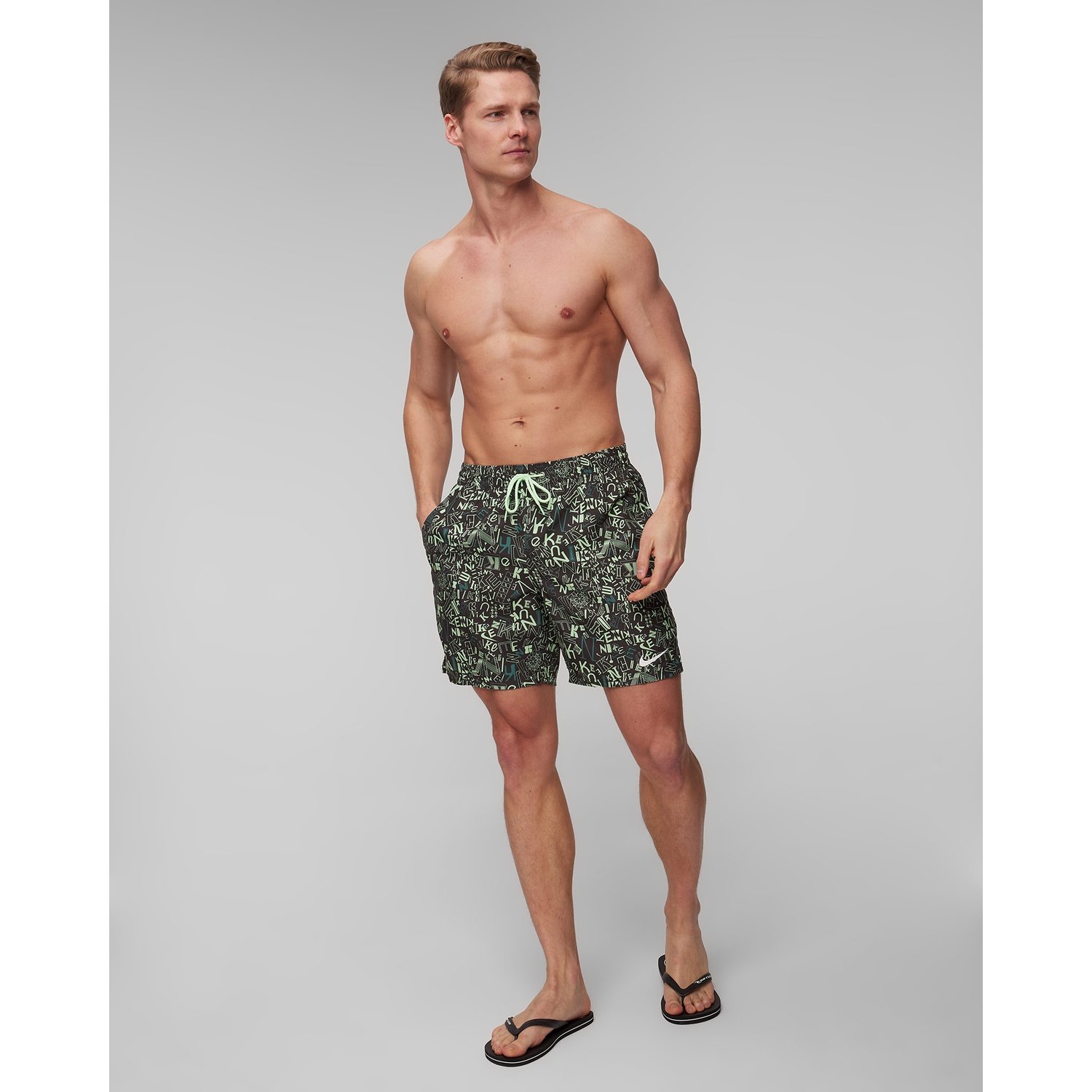 Zielone Szorty Kąpielowe Męskie Nike Swim Nike Blender 7