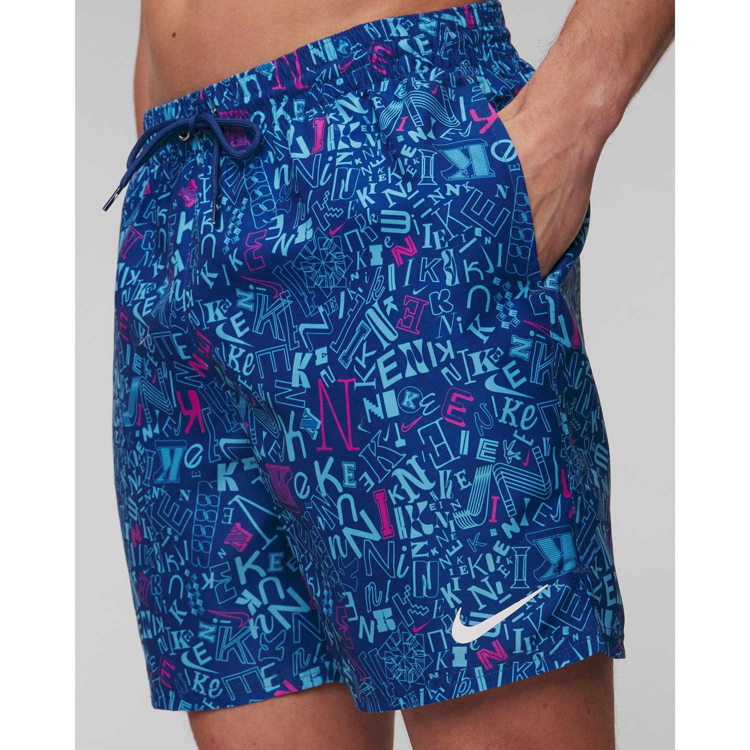 Granatowe Szorty Kąpielowe Męskie Nike Swim Nike Blender 7