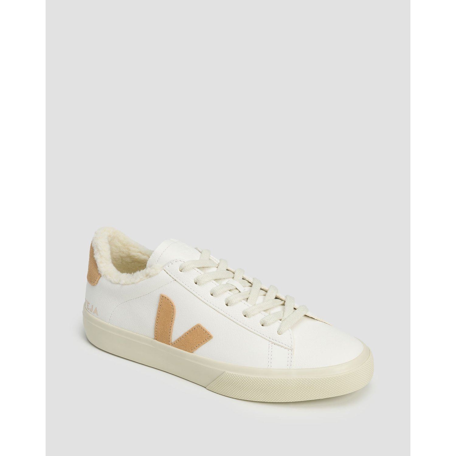 Sneakersy Ocieplane Damskie Veja Campo Białe