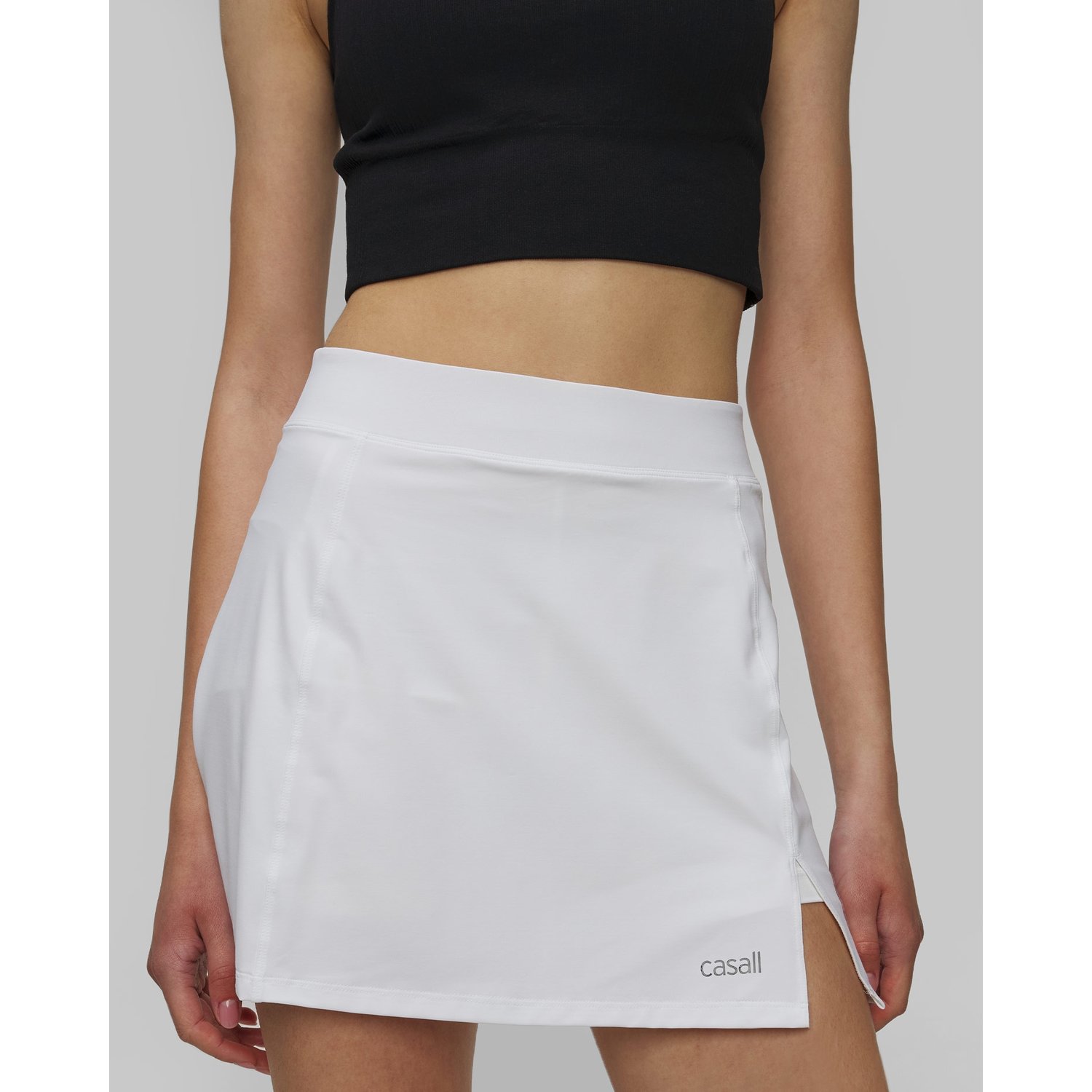 Spódniczka Tenisowa Damska Casall Court Slit Skirt Biały