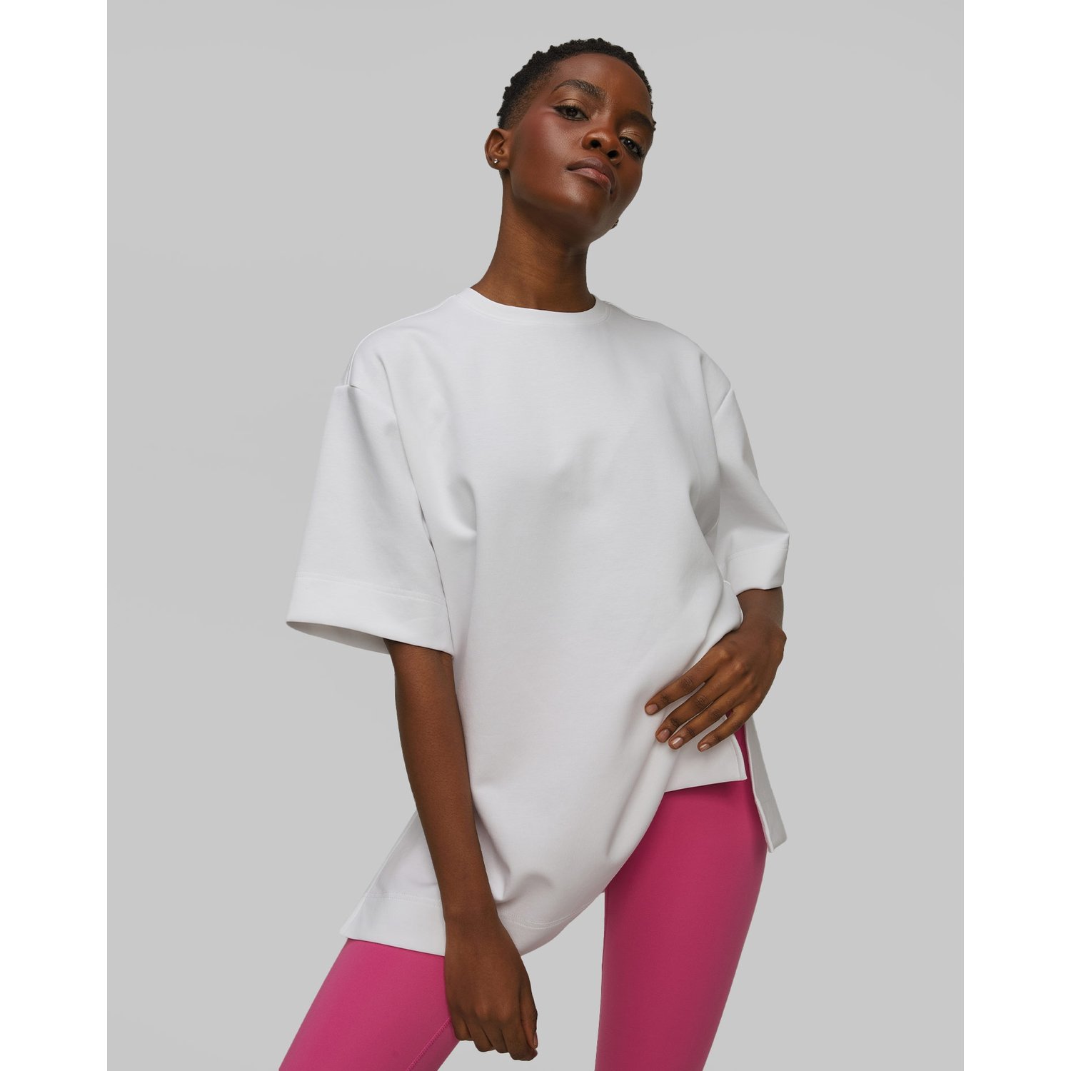 T-shirt Damski Casall Aria Oversize Tee Biały