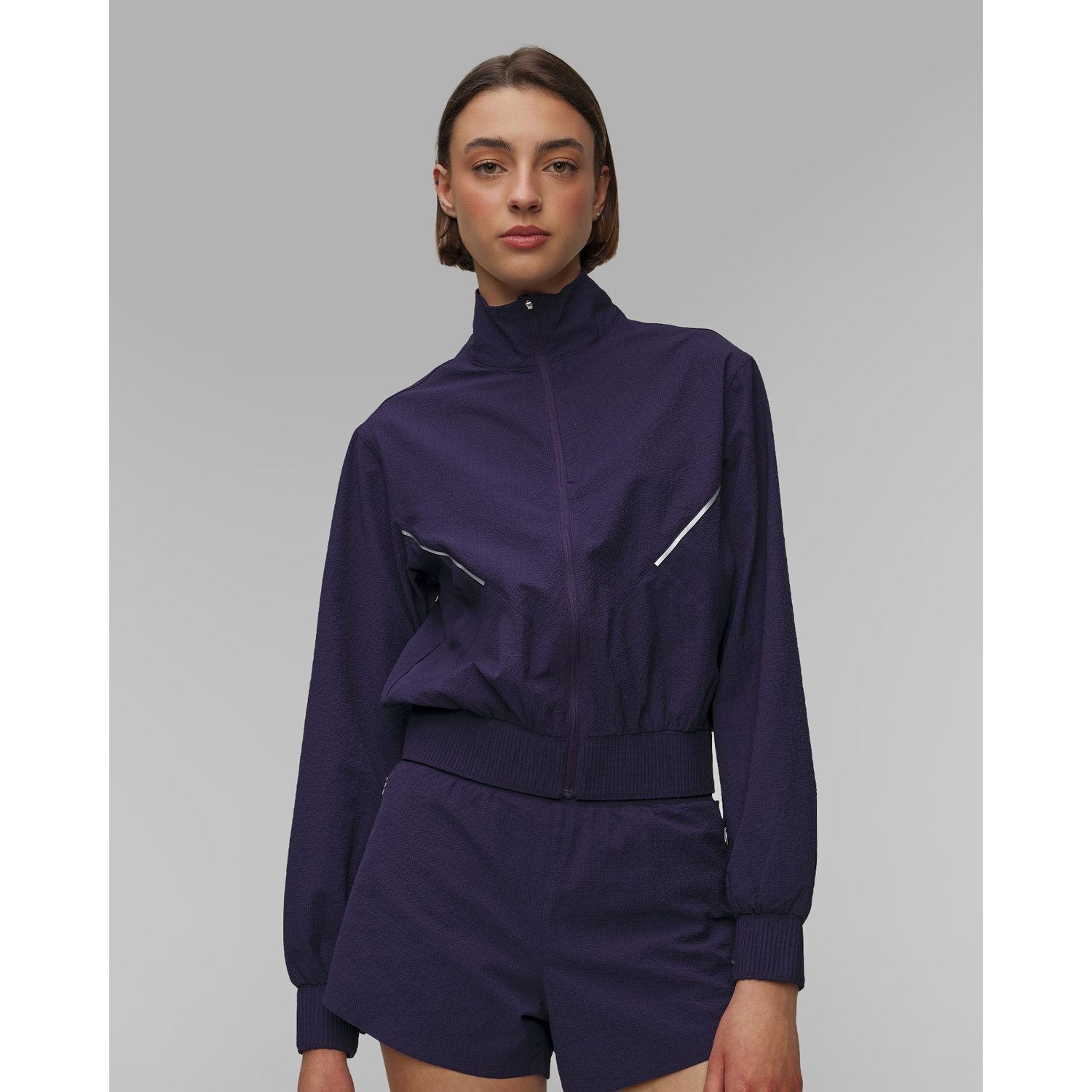 Kurtka Treningowa Damska Casall  Luna Textured Jacket Fioletowa