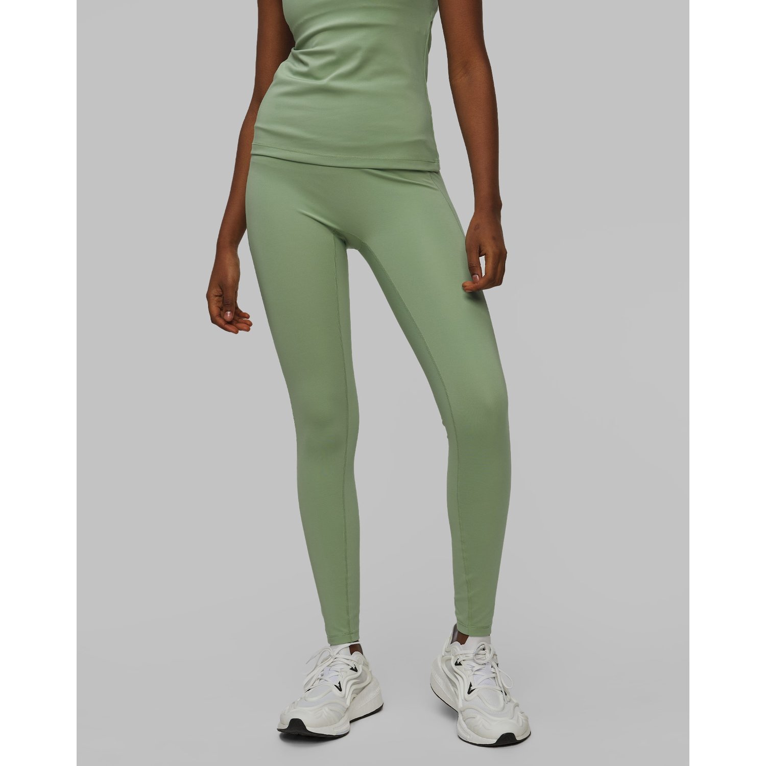 Leginsy Treningowe Z Wysokim Stanem Damskie Casall Soft Touch High Waist Tights Zielone