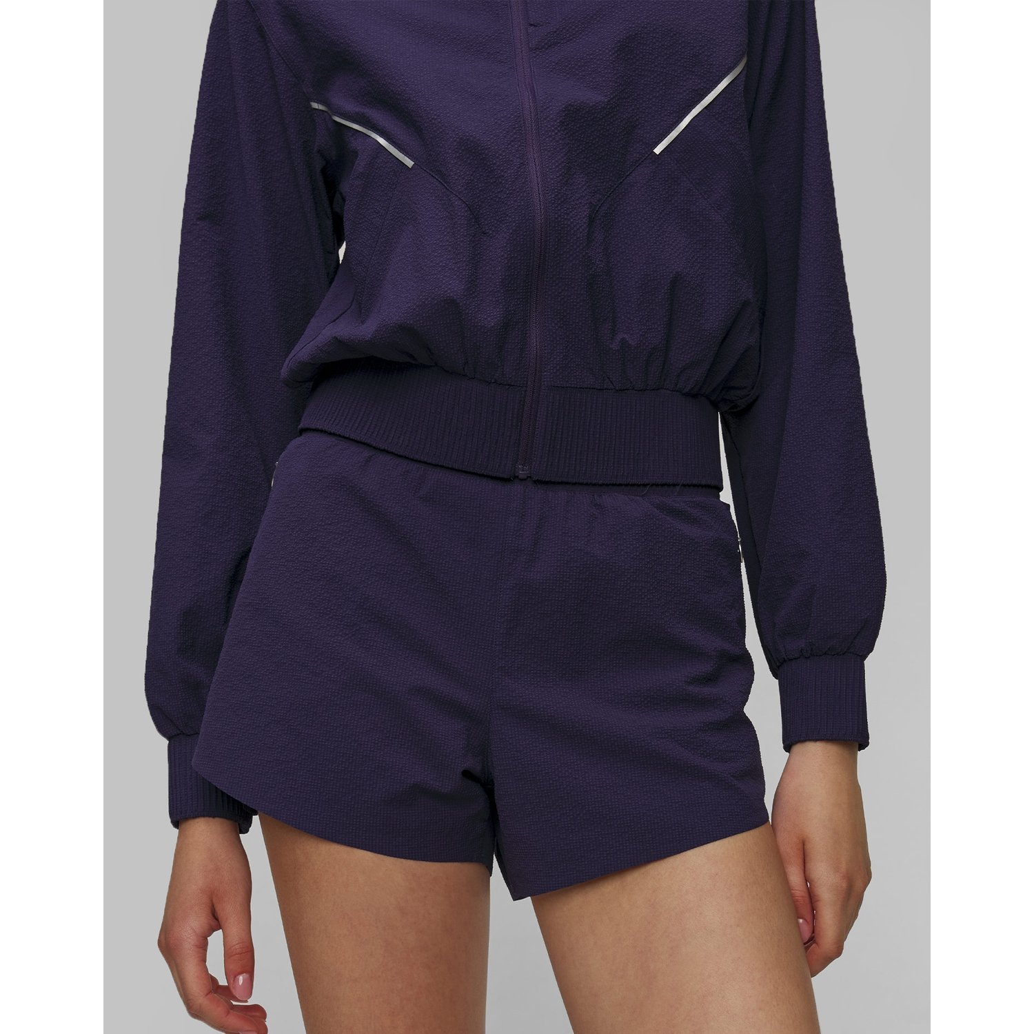 Szorty Damskie Casall Luna Textured Shorts Fioletowe