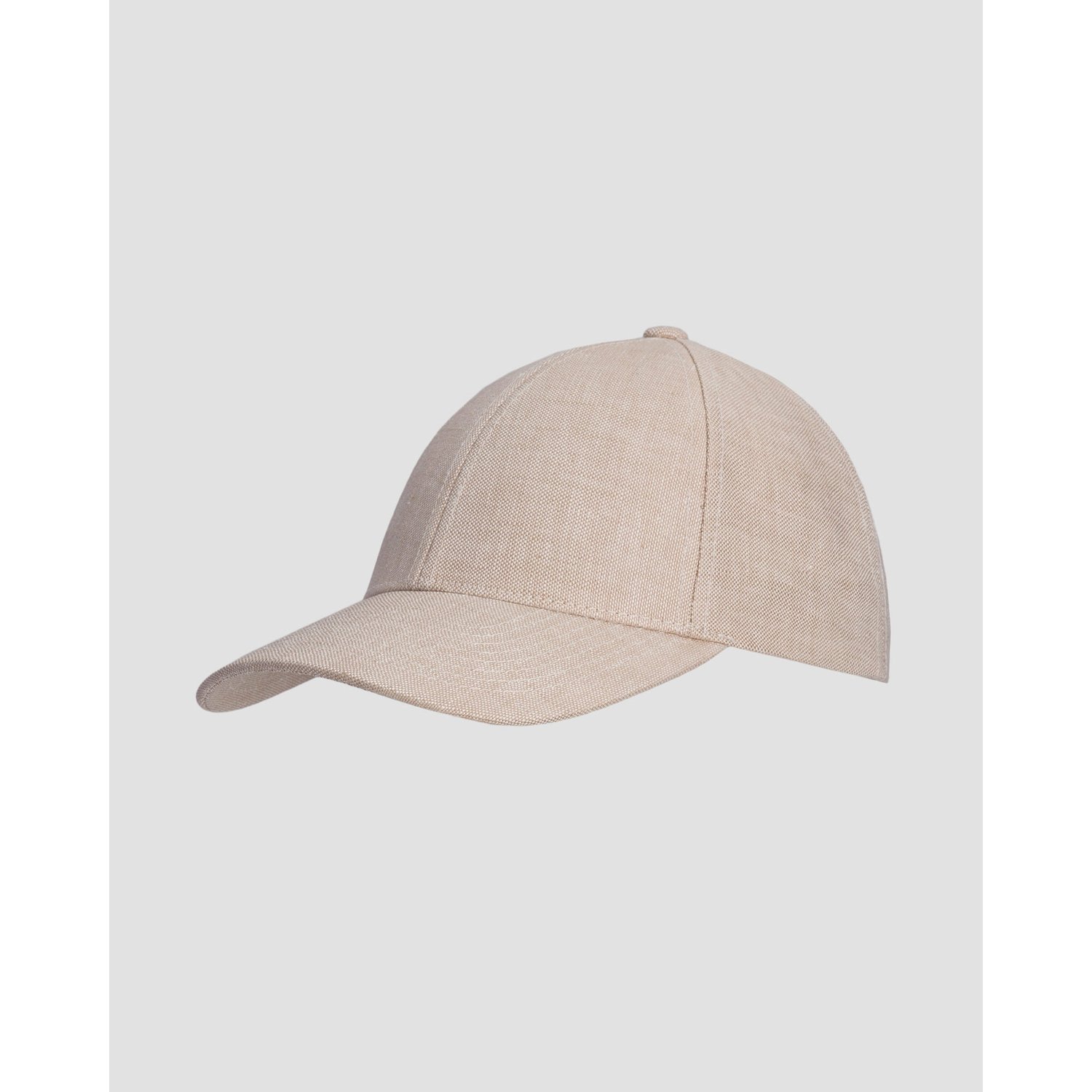 Czapka Z Daszkiem Lniana Varsity Linen Legacy Structured Jasnobeżowa