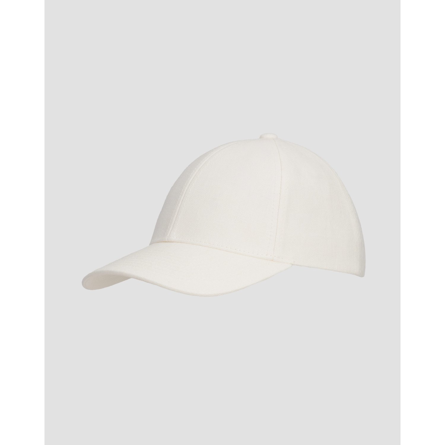 Czapka Z Daszkiem Lniana Varsity Linen Legacy Structured Biała