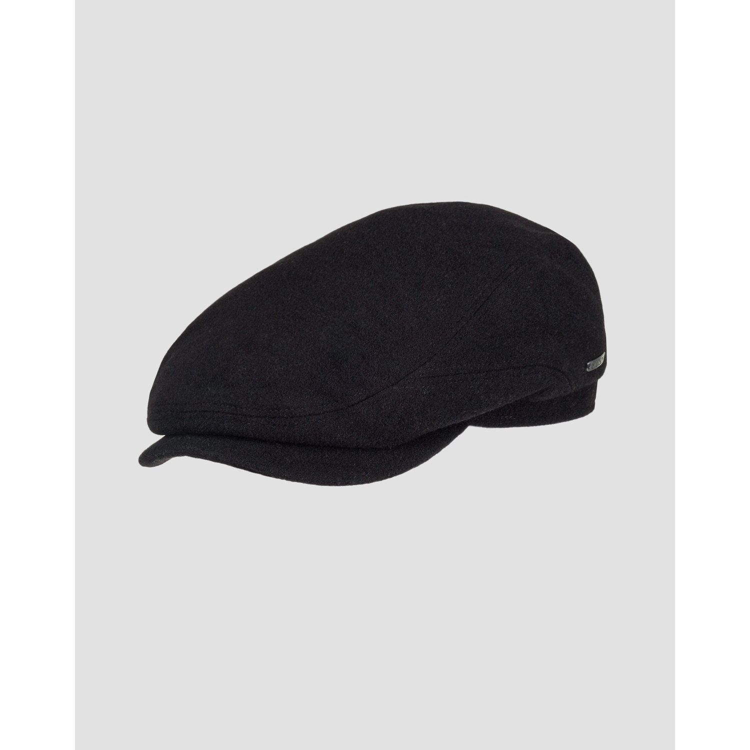 Kaszkiet Wełniany Męski Stetson Driver Cap Wool Cashmere Czarny