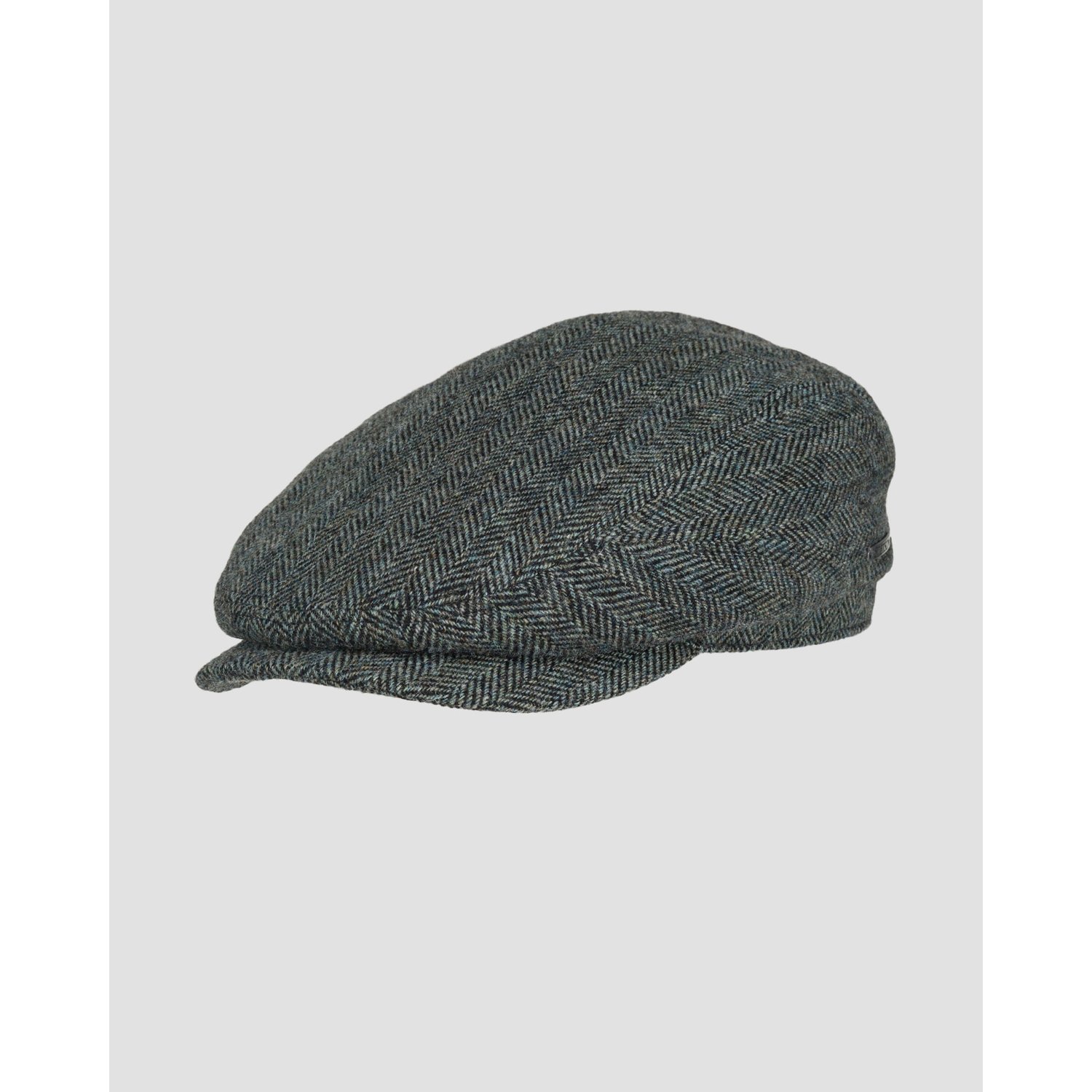 Kaszkiet Wełniany Męski Stetson Driver Cap Wool Herringbone Zielony