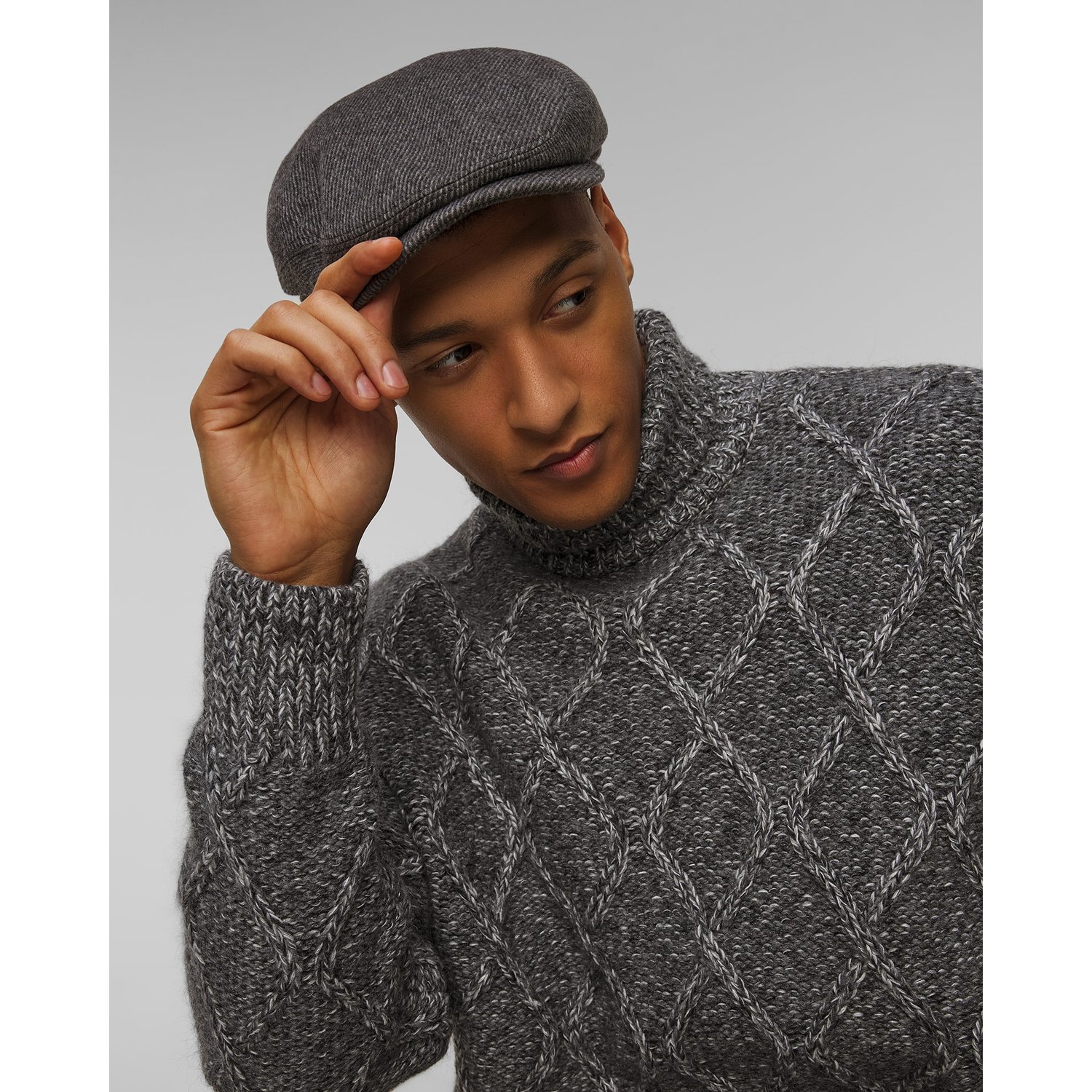 Kaszkiet Kaszmirowy Stetson Driver Cap Cashmere