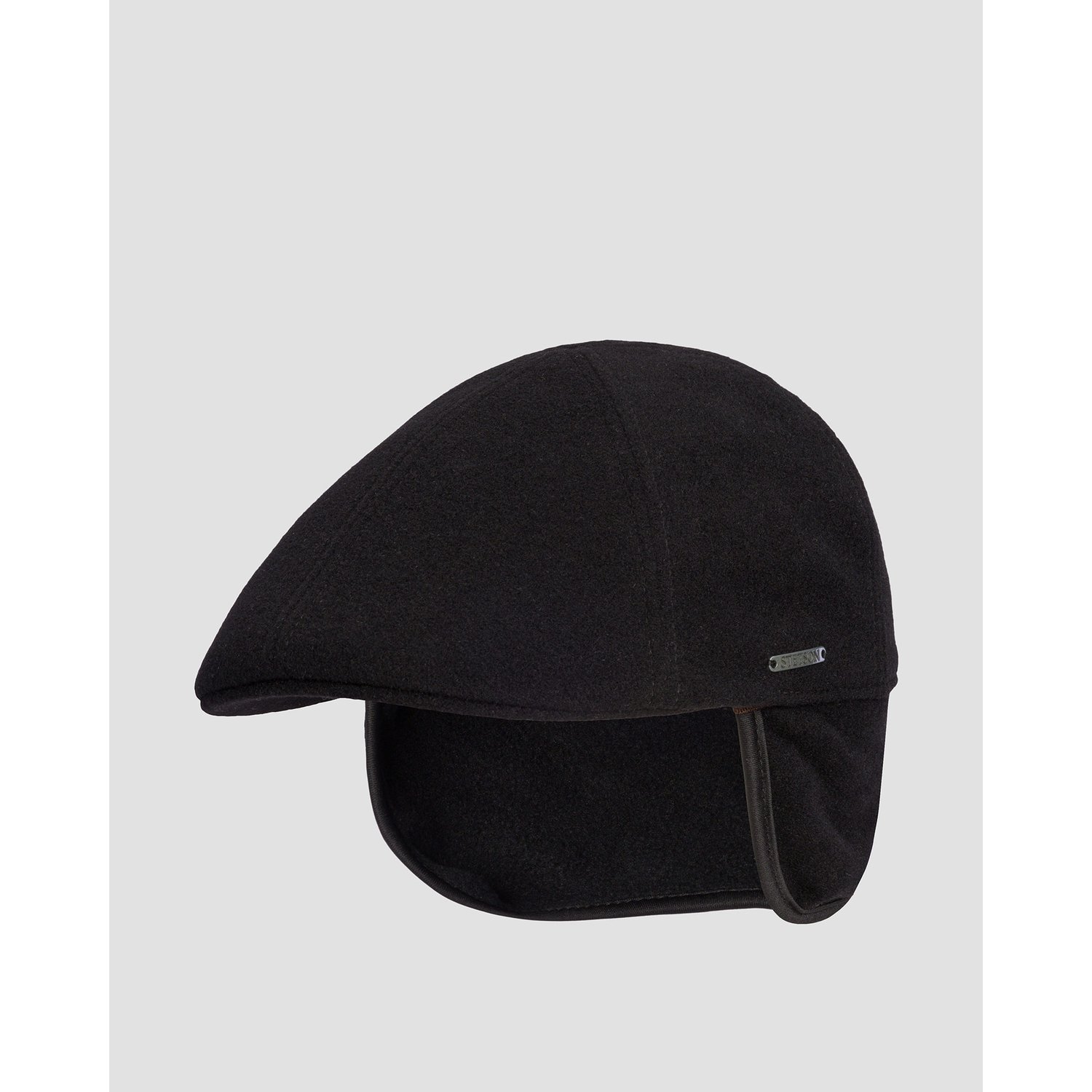 Kaszkiet Z Nausznikami Męski Stetson Texas Wool Cashmere Ef Czarny