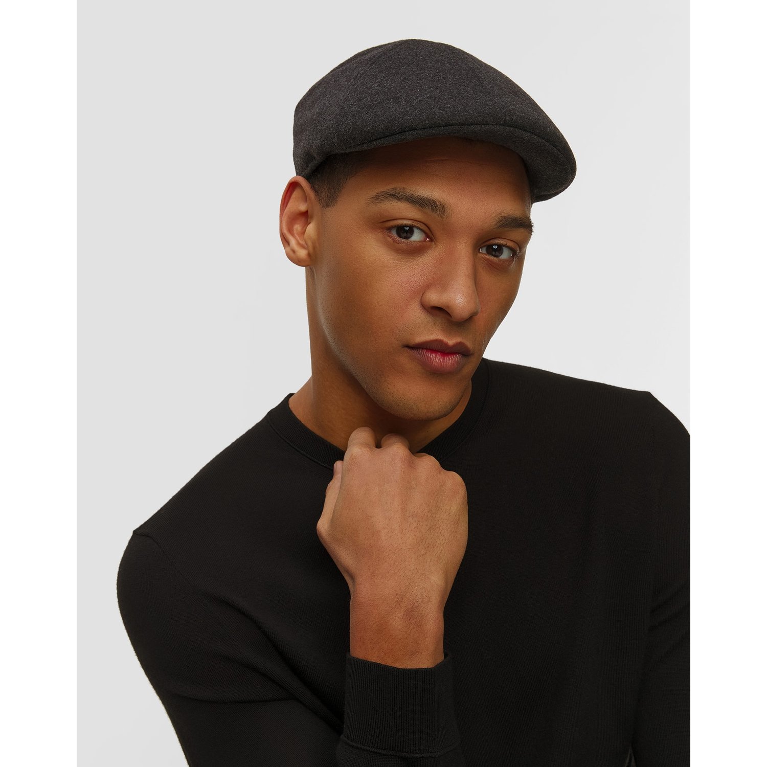 Kaszkiet Z Nausznikami Męski Stetson Texas Wool Cashmere Ef Szary