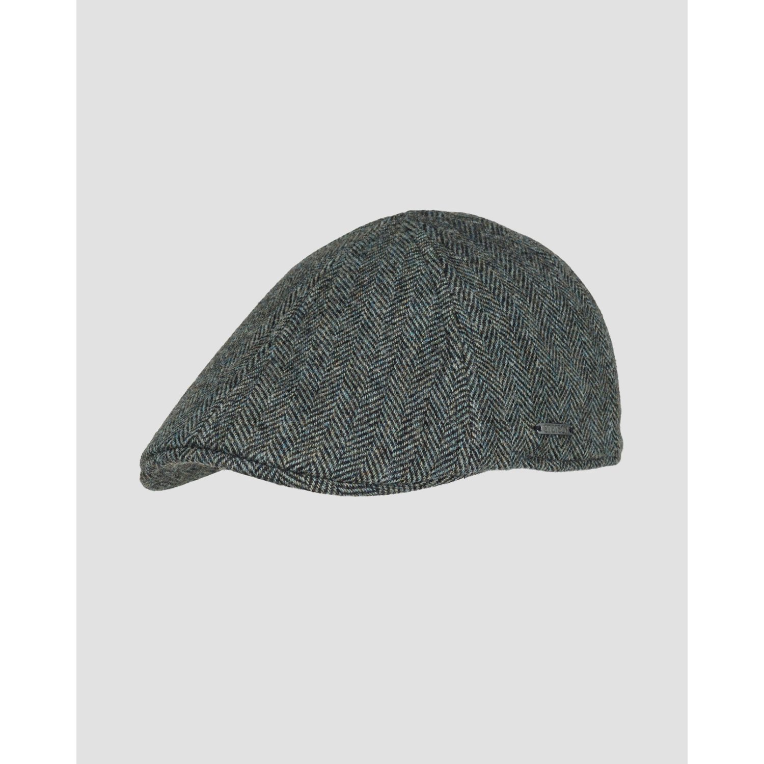 Kaszkiet Męski Stetson Texas Wool Herringbone Zielony