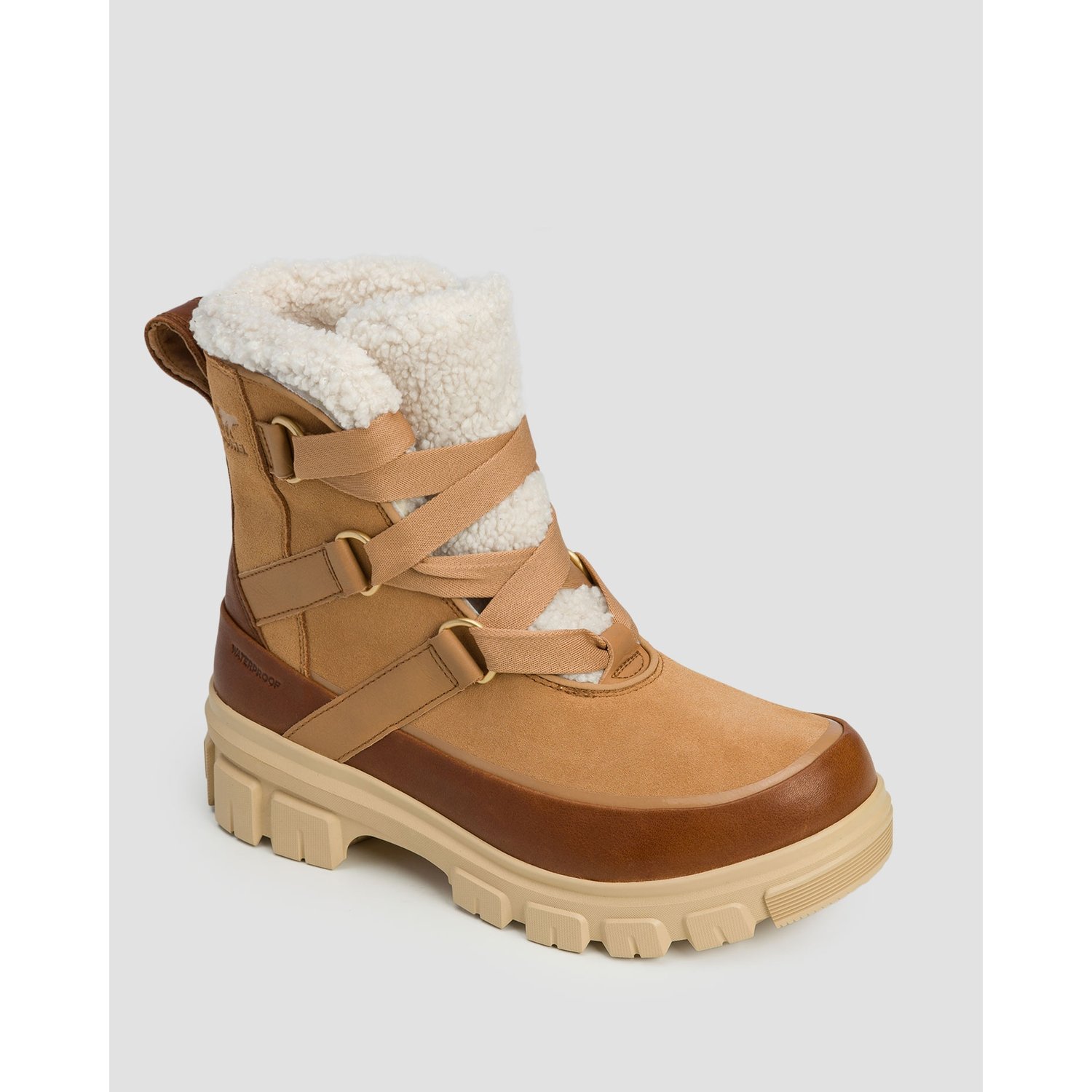 Buty Zimowe Damskie Sorel Torino™ V Resort Wp Brązowo-beżowe