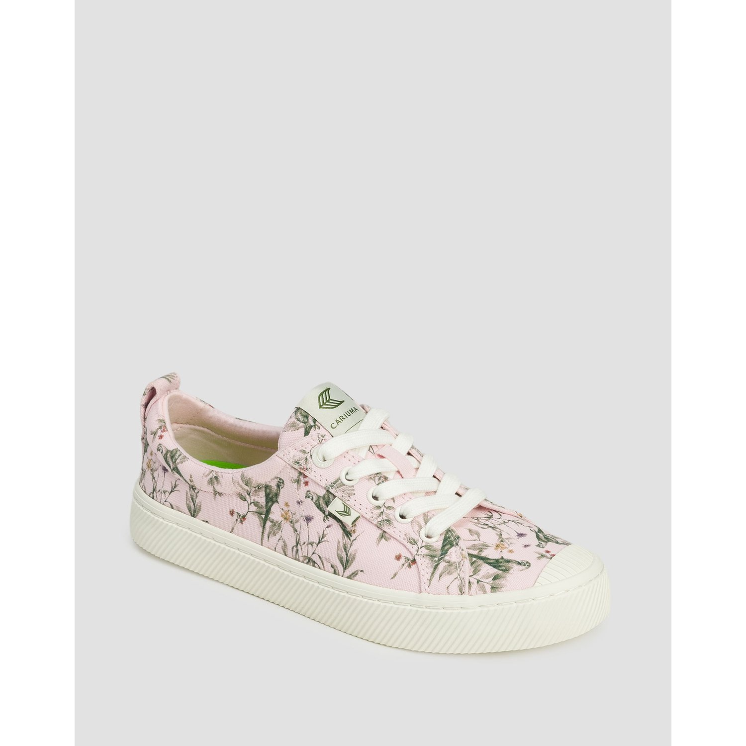Tenisówki Damskie Cariuma Oca Low Canvas Pale Lilac Parrot Print
