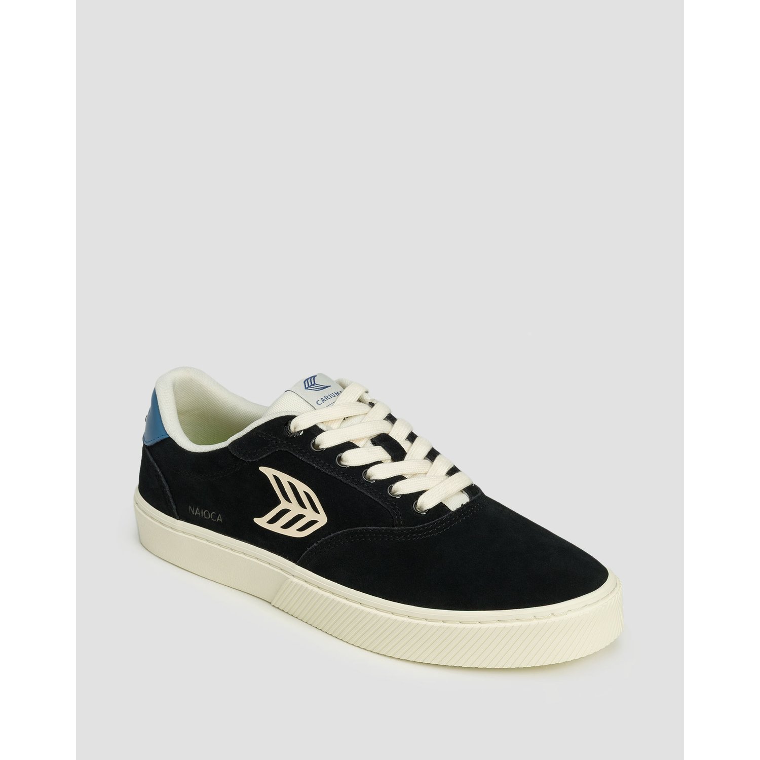 Sneakersy Zamszowe Męskie Cariuma Naioca Black Suede Washed Blue