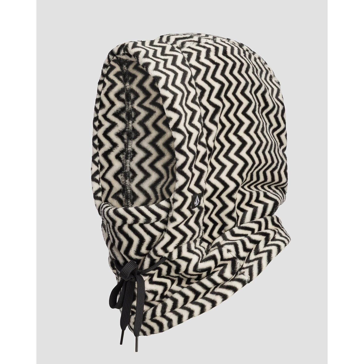 Szal Z Kapturem Damski Volcom Dang Hood Czarno-biały