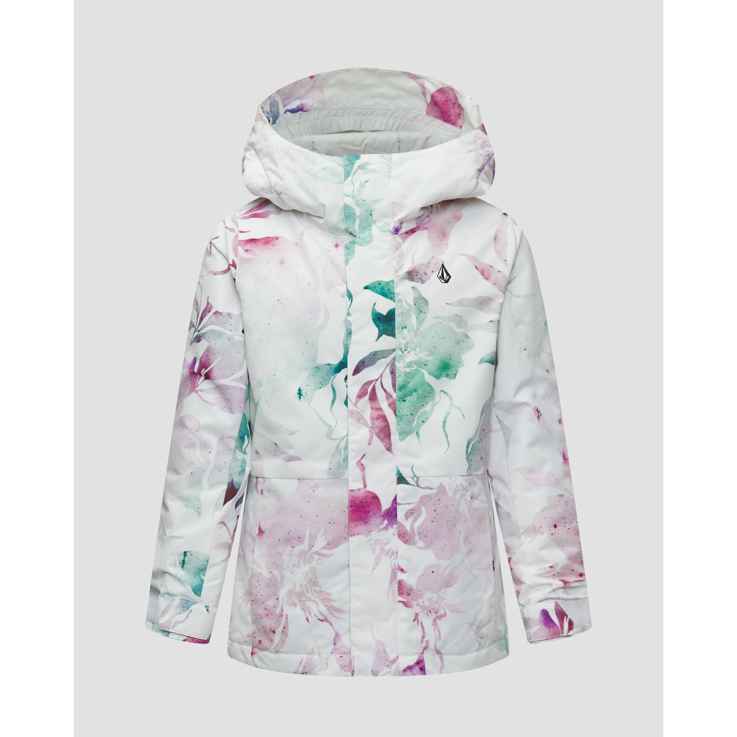 Kurtka Snowboardowa Dziecięca Volcom Sass'n'frass Ins Jacket Biała