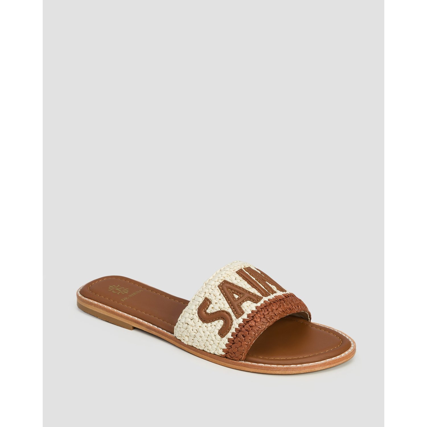 Klapki Plecione Damskie De Siena Saint Tropez Raffia