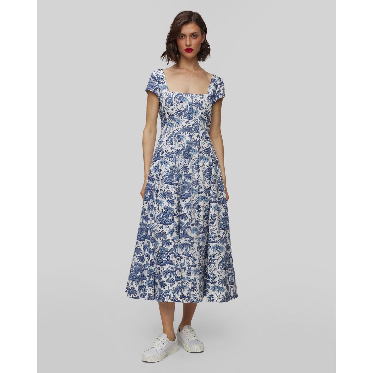 Sukienka Letnia Maxi Staud Short Sleeve Wells