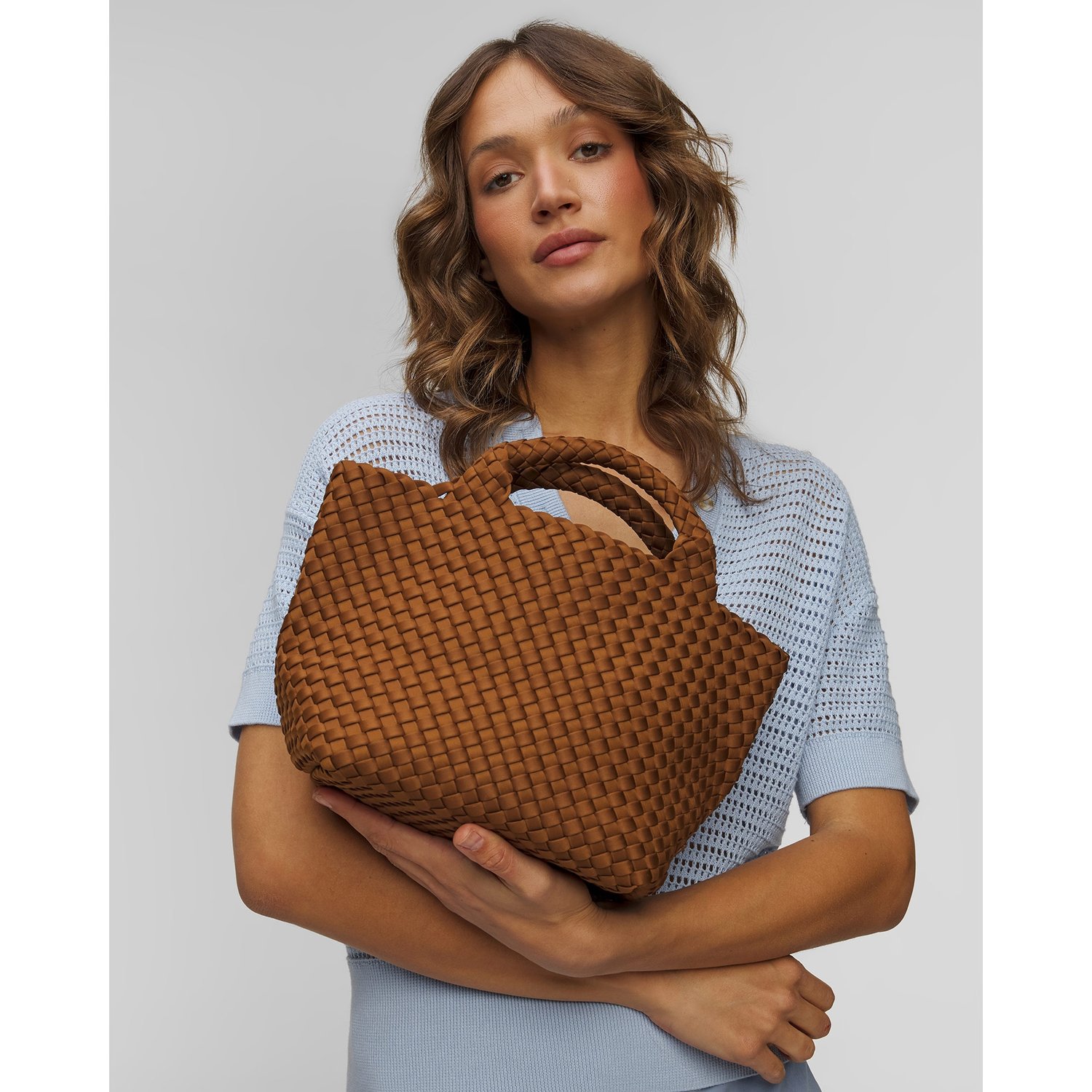 Ręcznie Pleciona Torebka Damska Naghedi St Barths Small Tote