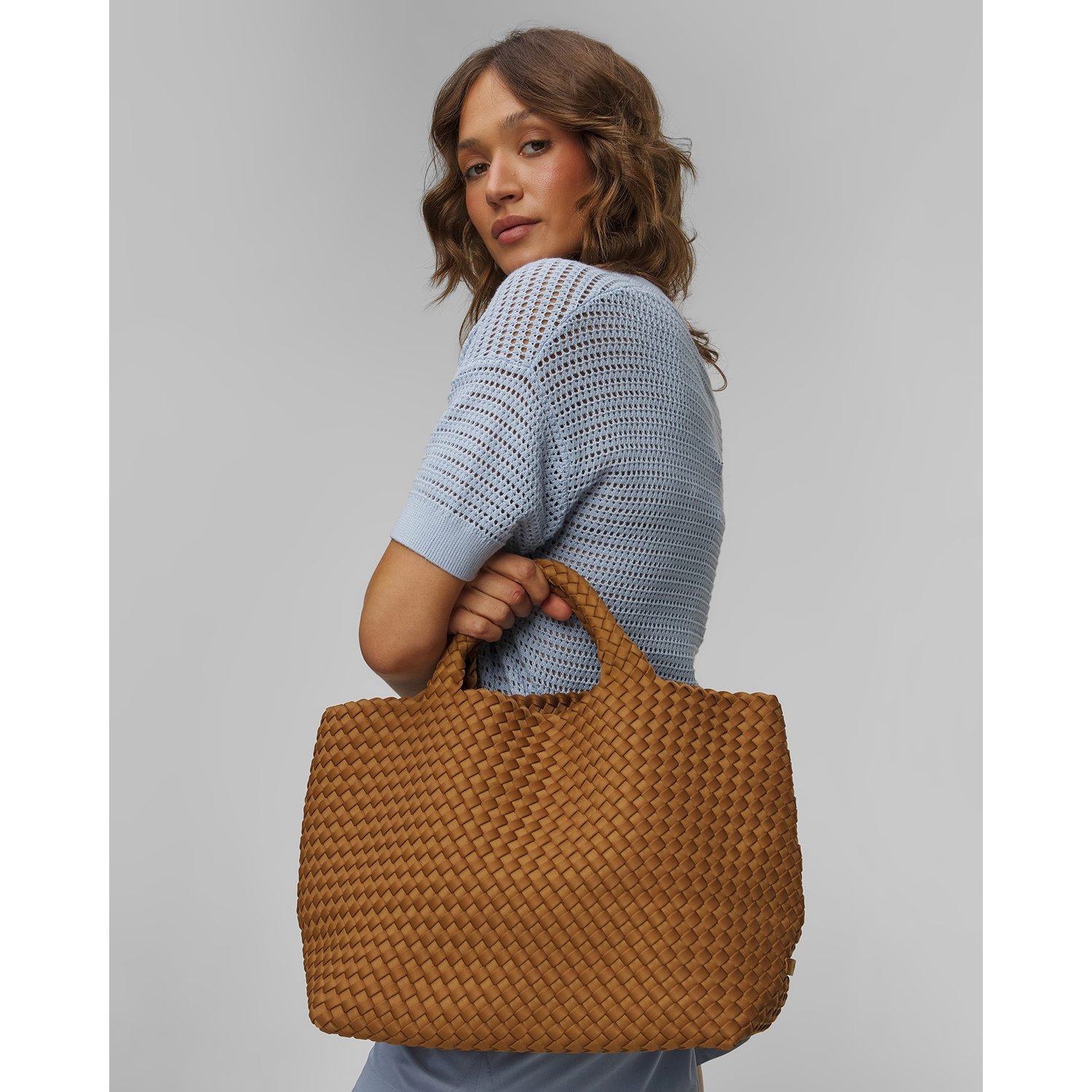 Ręcznie Pleciona Torebka Damska Naghedi St Barths Medium Tote