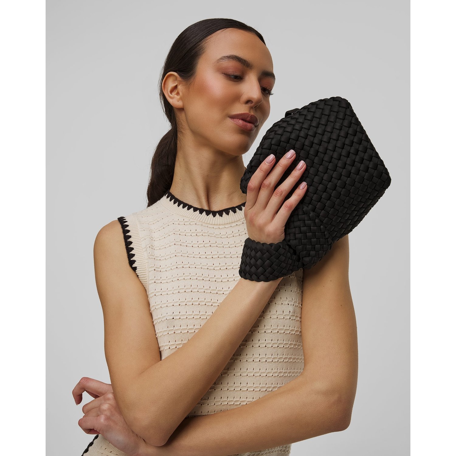 Ręcznie Pleciona Torebka Damska Naghedi Kyoto Clutch