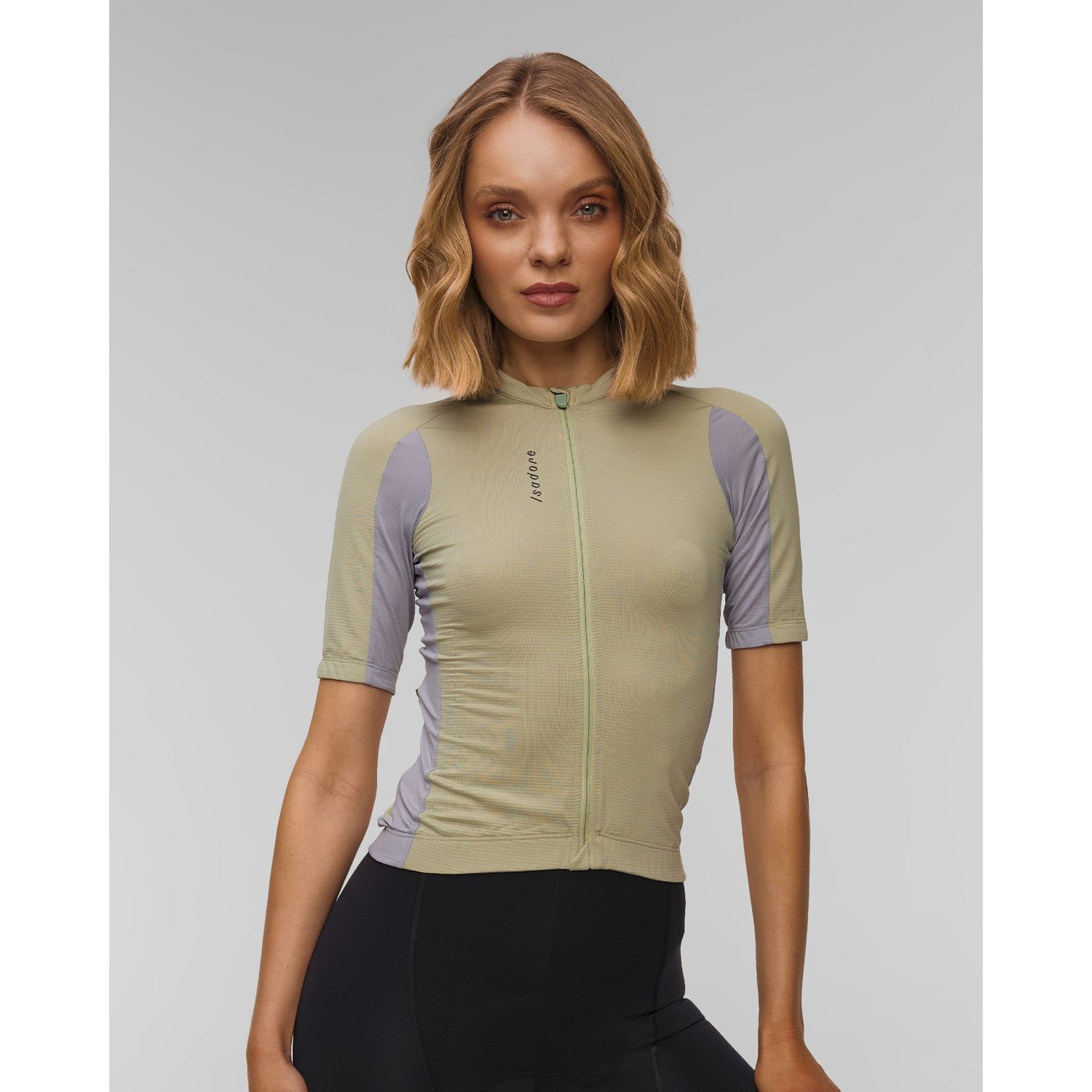 Koszulka Rowerowa Damska Isadore Signature Merino Tech Jersey Beżowo-szara