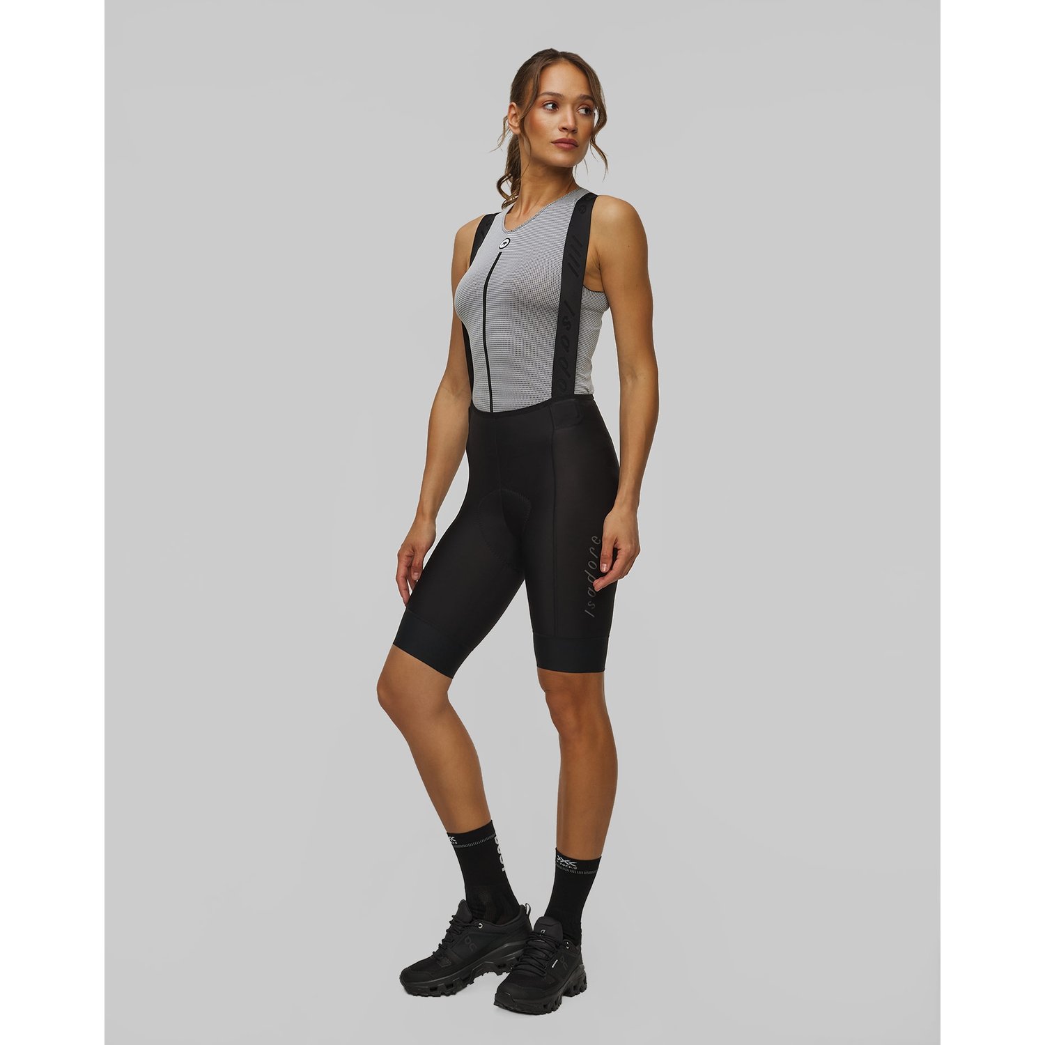 Szorty Rowerowe Z Szelkami Damskie Isadore Signature Clippee System Bib Shorts 2.0 Czarne