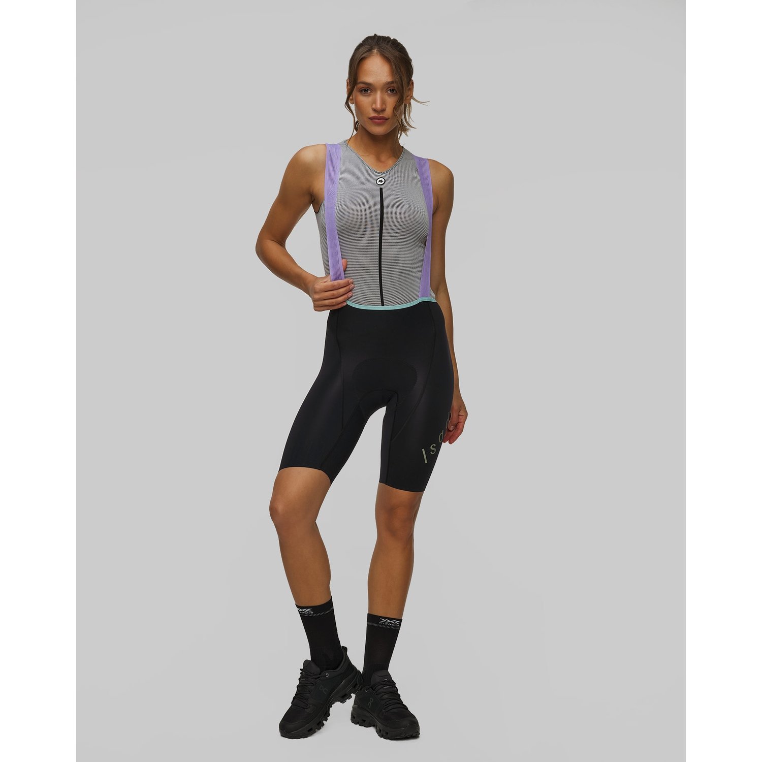 Szorty Rowerowe Z Szelkami Damskie Isadore Alternative Bib Shorts Czarne