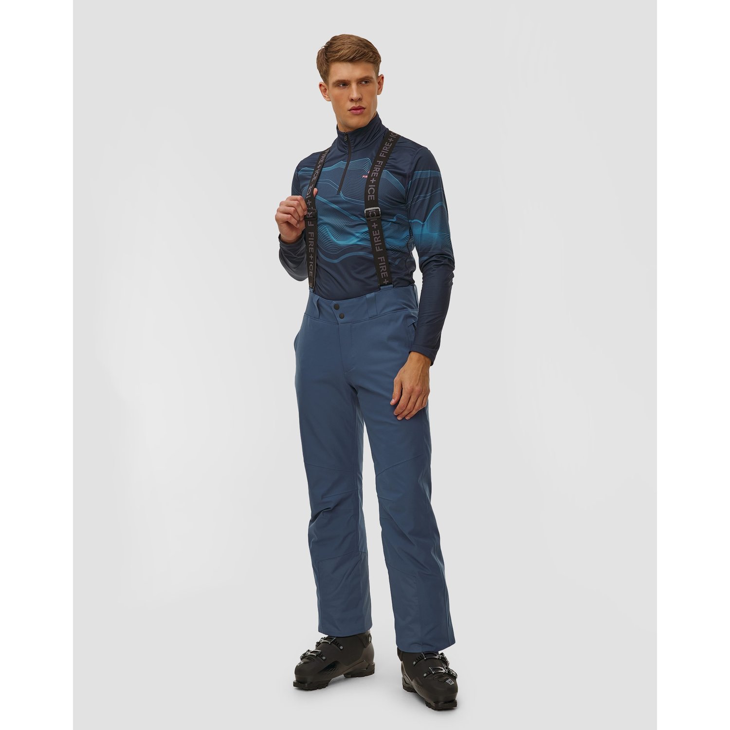 Spodnie Narciarskie Z Szelkami Męskie Bogner Fire+ice Scott3-t