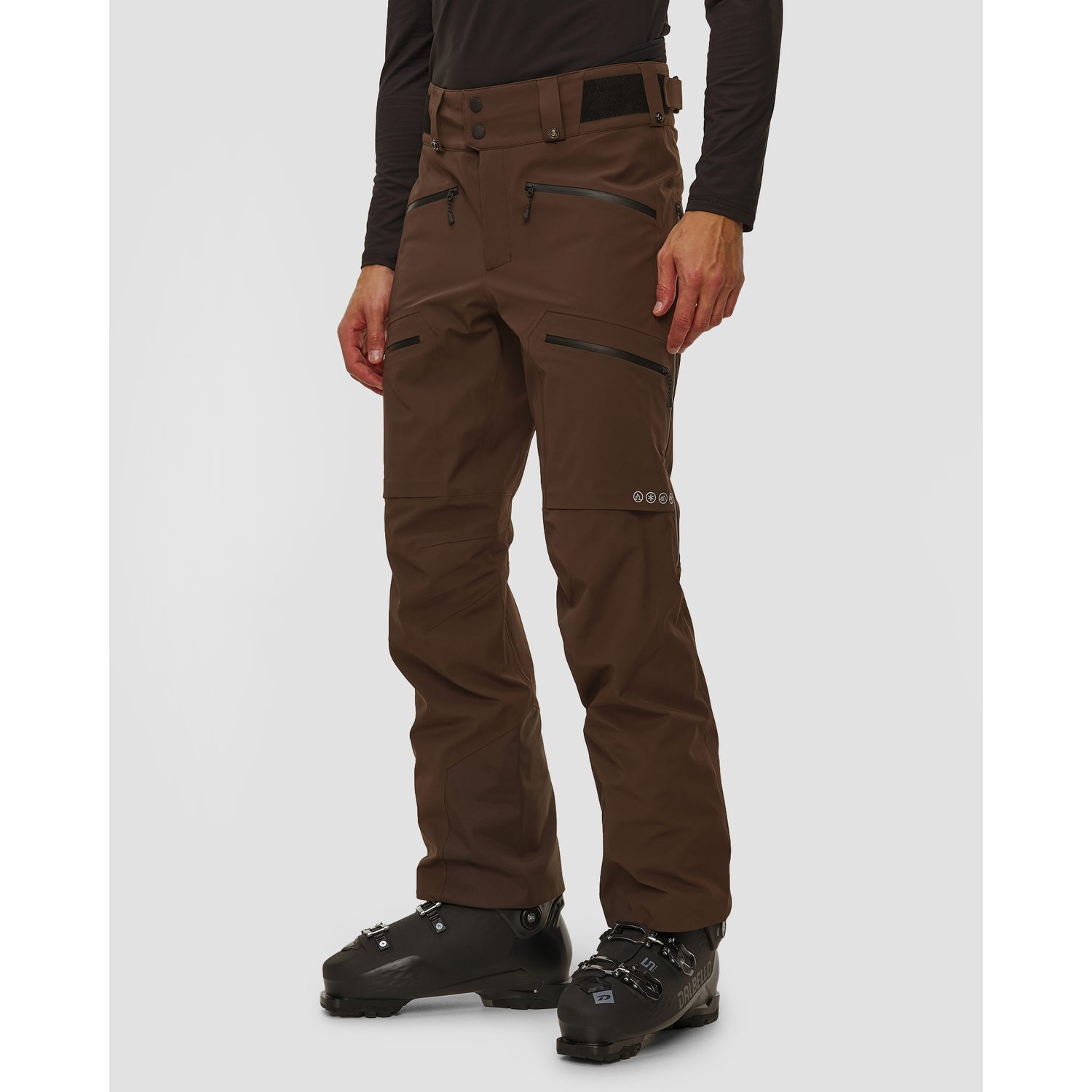 Brązowe Spodnie Narciarskie Męskie Bogner Fire+ice Solomun-t