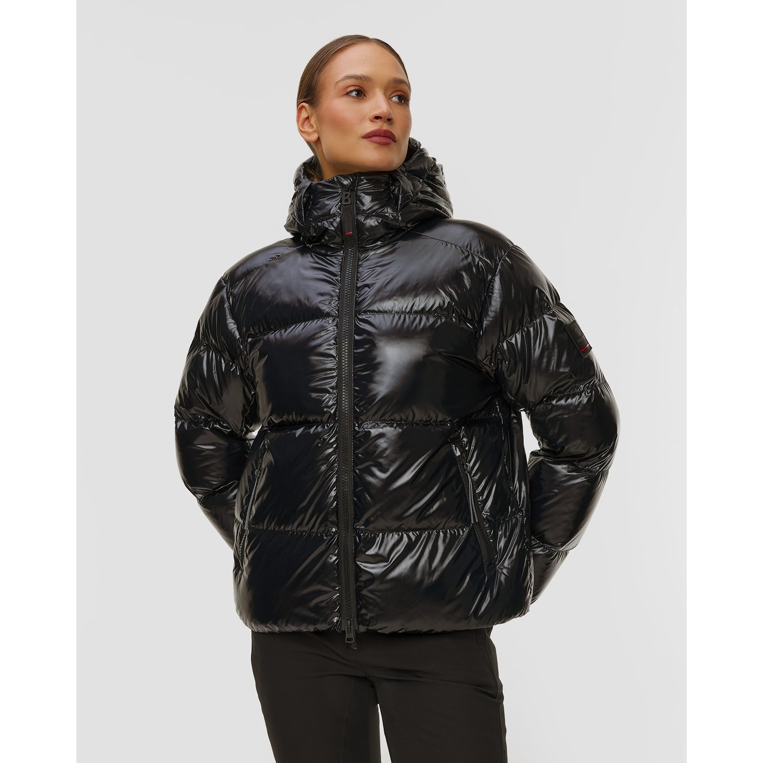 Czarna Kurtka Puchowa Damska Bogner Fire+ice Vally-d