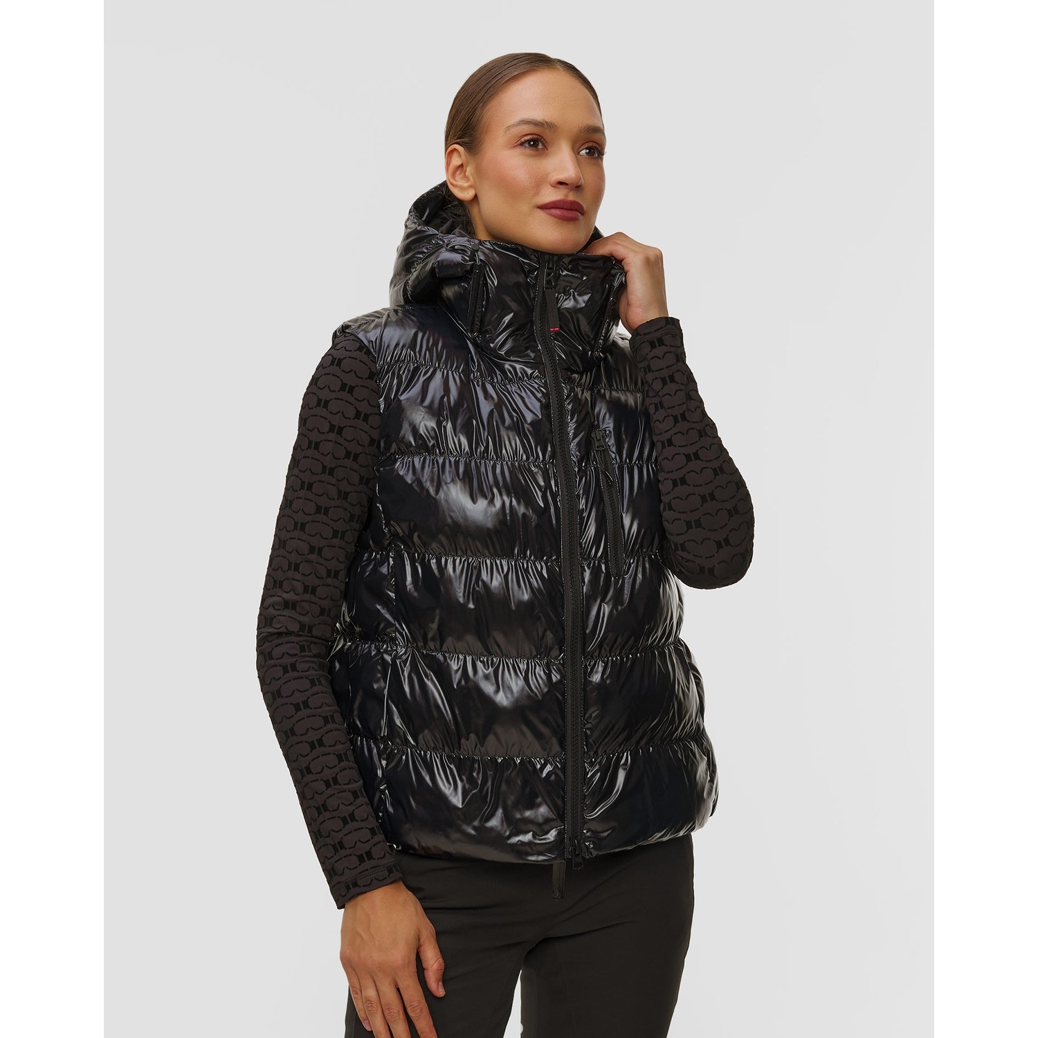 Czarna Kamizelka Puchowa Damska Bogner Fire+ice Naima