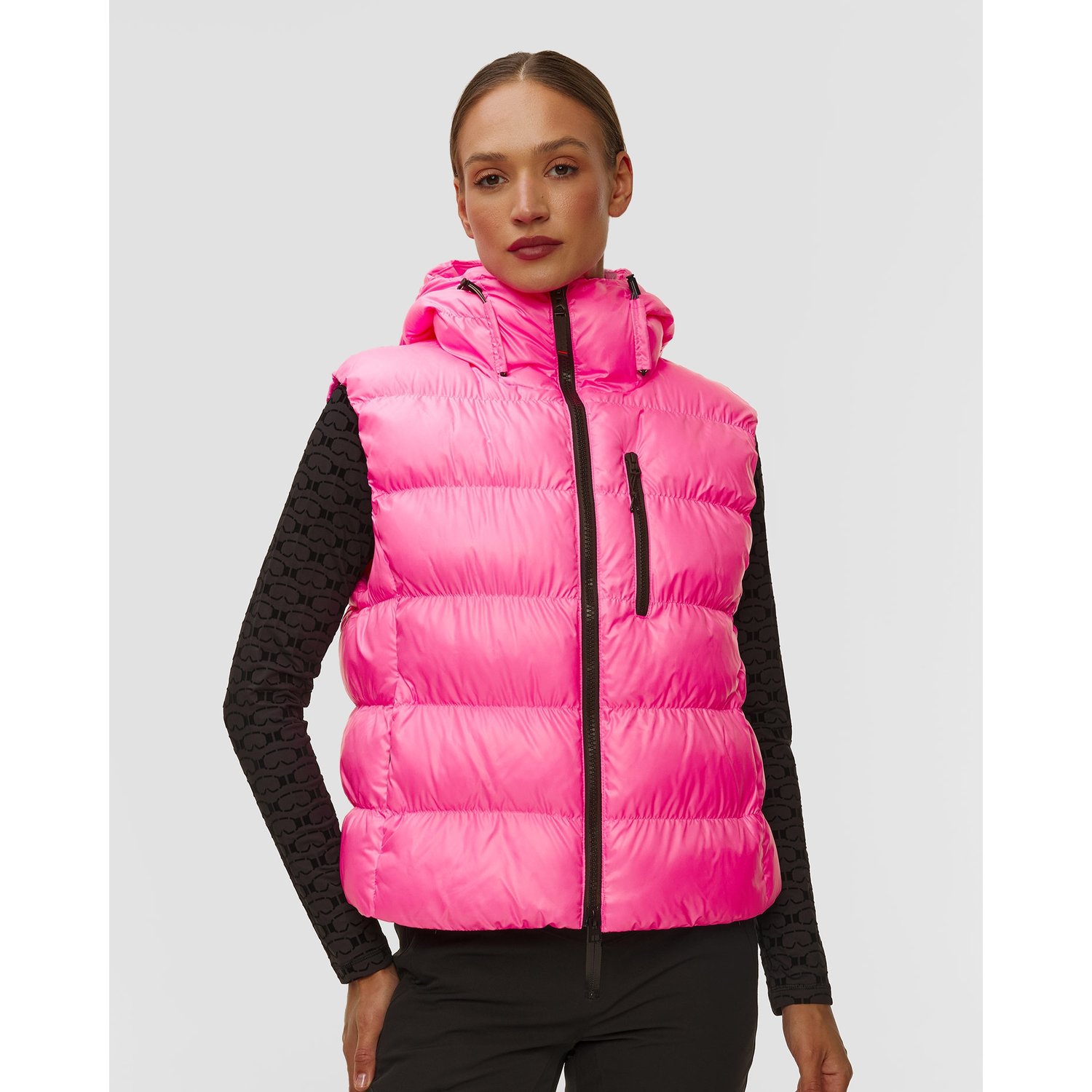 Różowa Kamizelka Puchowa Damska Bogner Fire+ice Naima