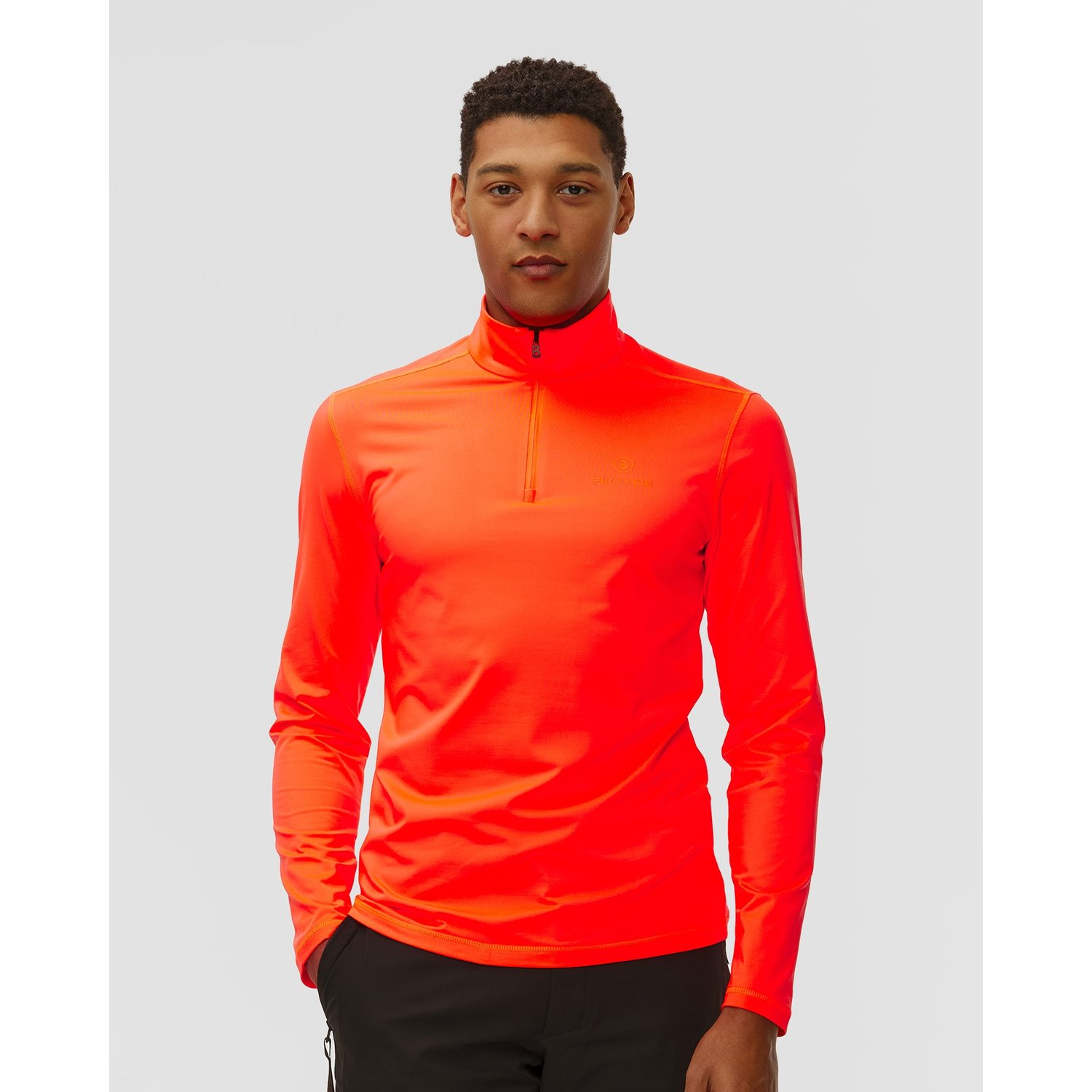 Pomarańczowy Golf Narciarski Męski Bogner Fire+ice Pascal