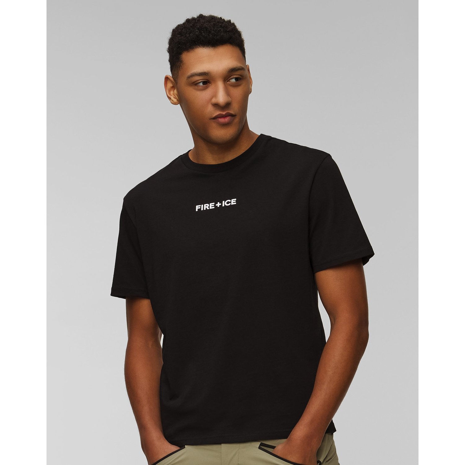 Czarny T-shirt Męski Bogner Fire+ice Mick3
