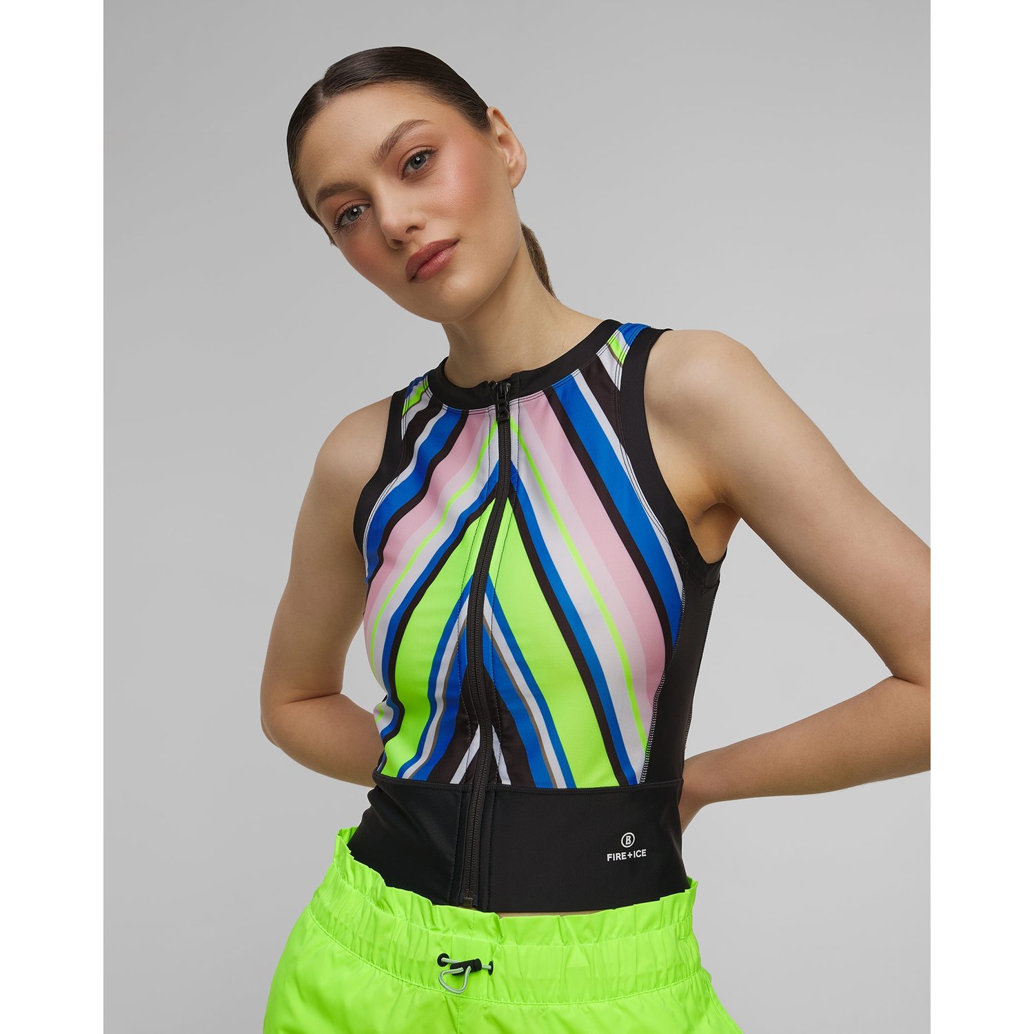 Top Sportowy Zapinany Damski Bogner Fire+ice Alma