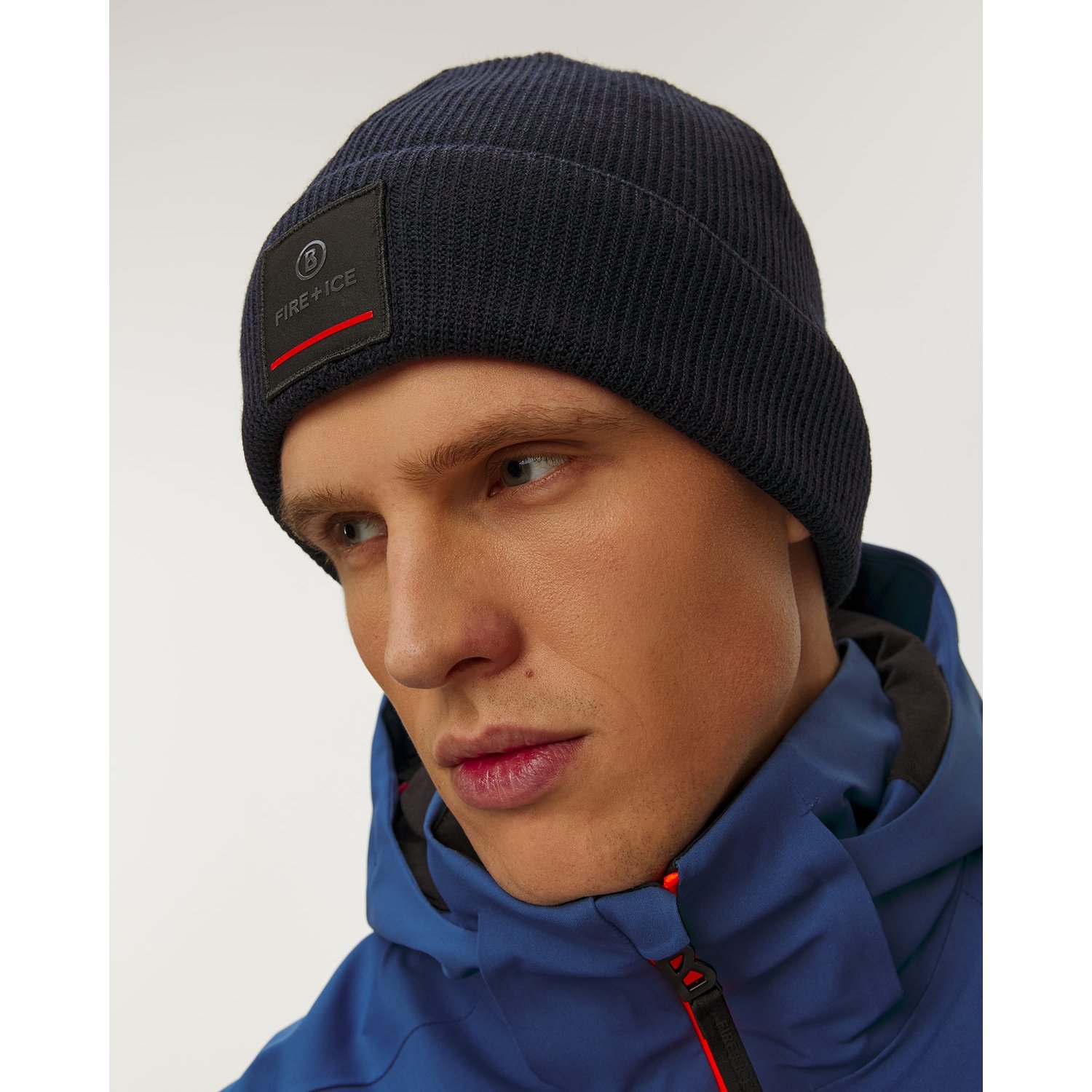 Czapka Wełniana Męska Bogner Fire+ice Tarek Granatowa