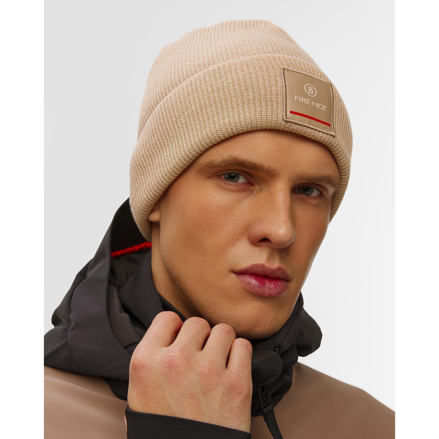 Czapka Wełniana Męska Bogner Fire+ice Tarek Karmelowa