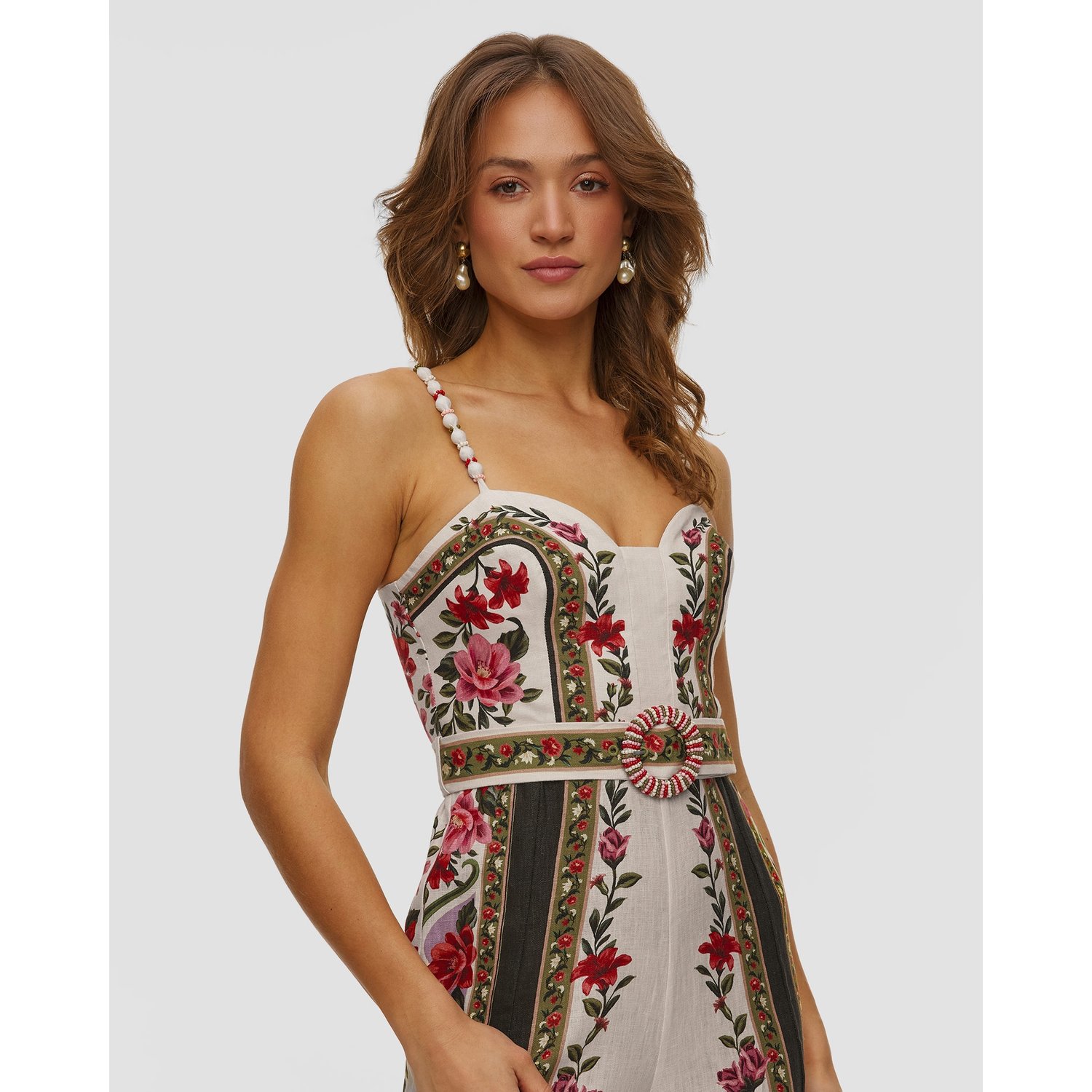 Lniany Kombinezon Damski Farm Rio