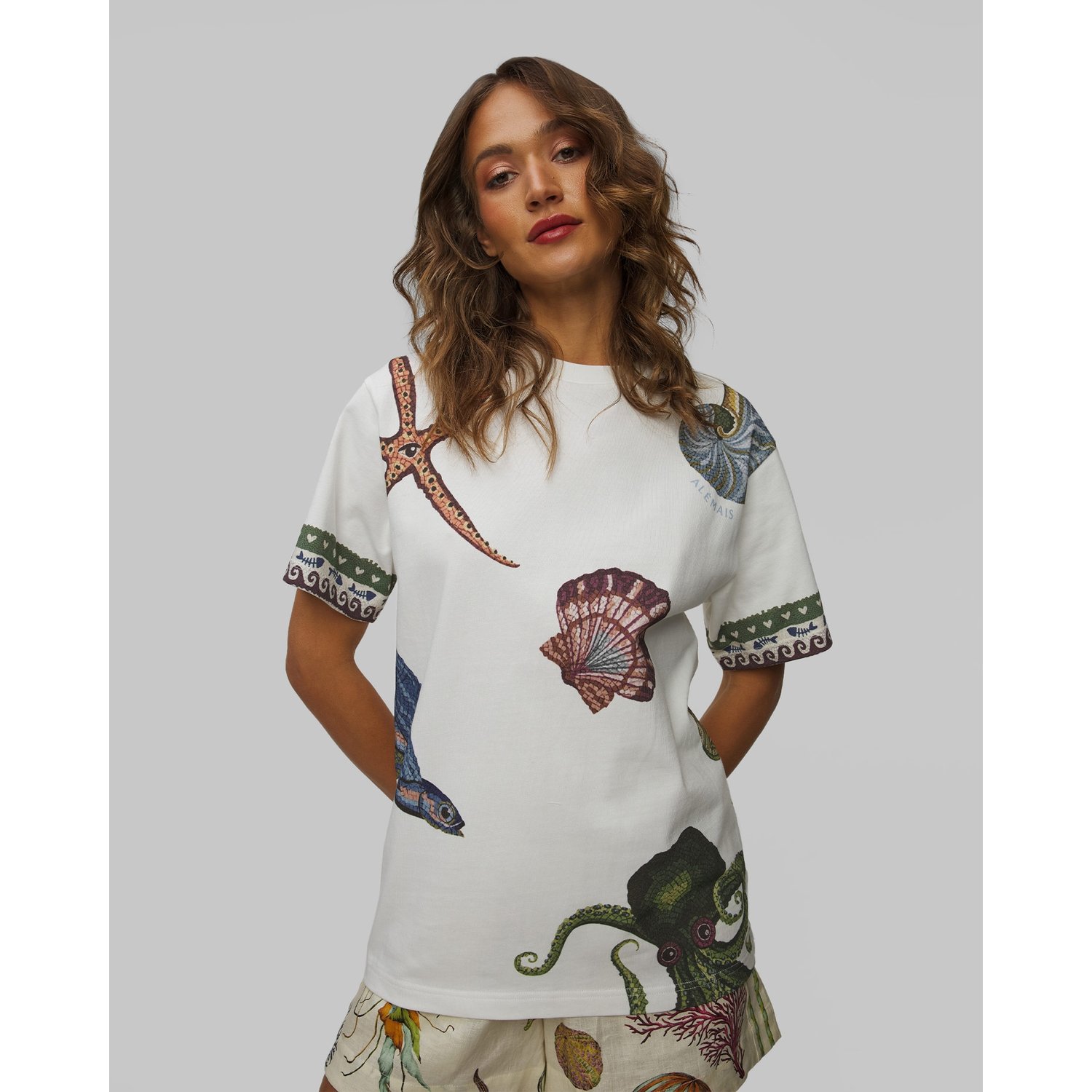 T-shirt Damski Z Bawełny Organicznej Alemais Bath House
